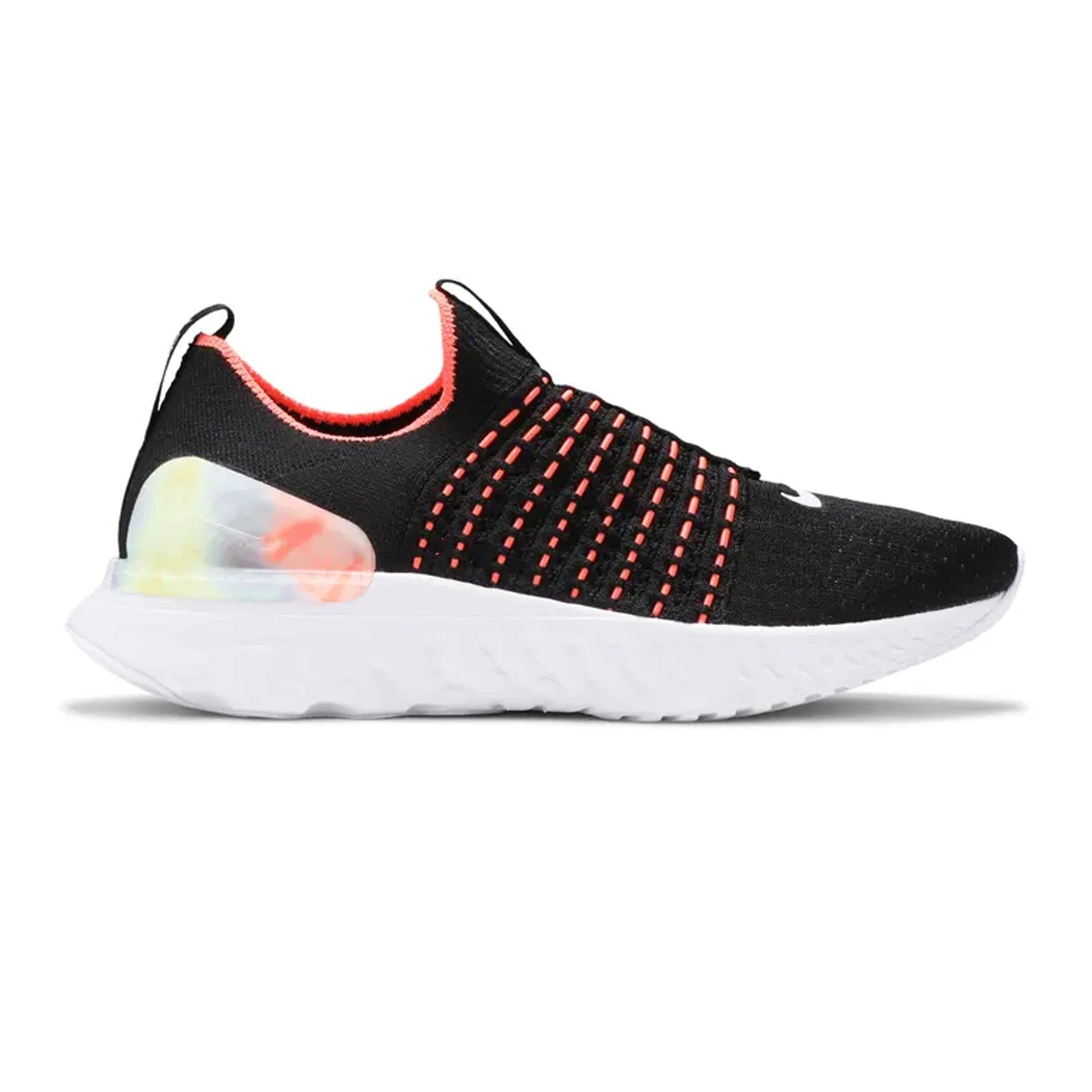 Nike React Phantom Run Flyknit Premium Black Bright Mango Women's (2020)