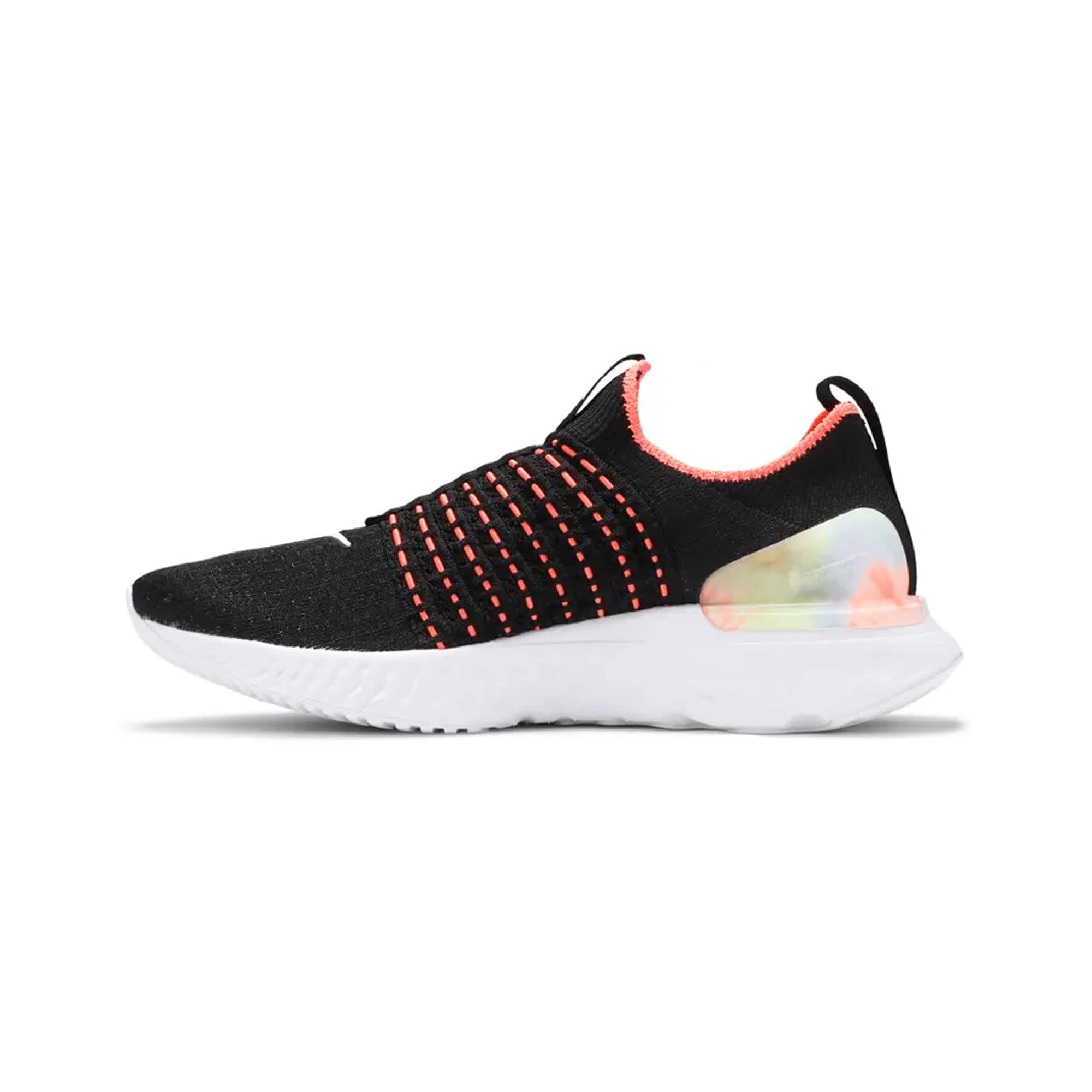 Nike React Phantom Run Flyknit Premium Black Bright Mango Women's (2020)