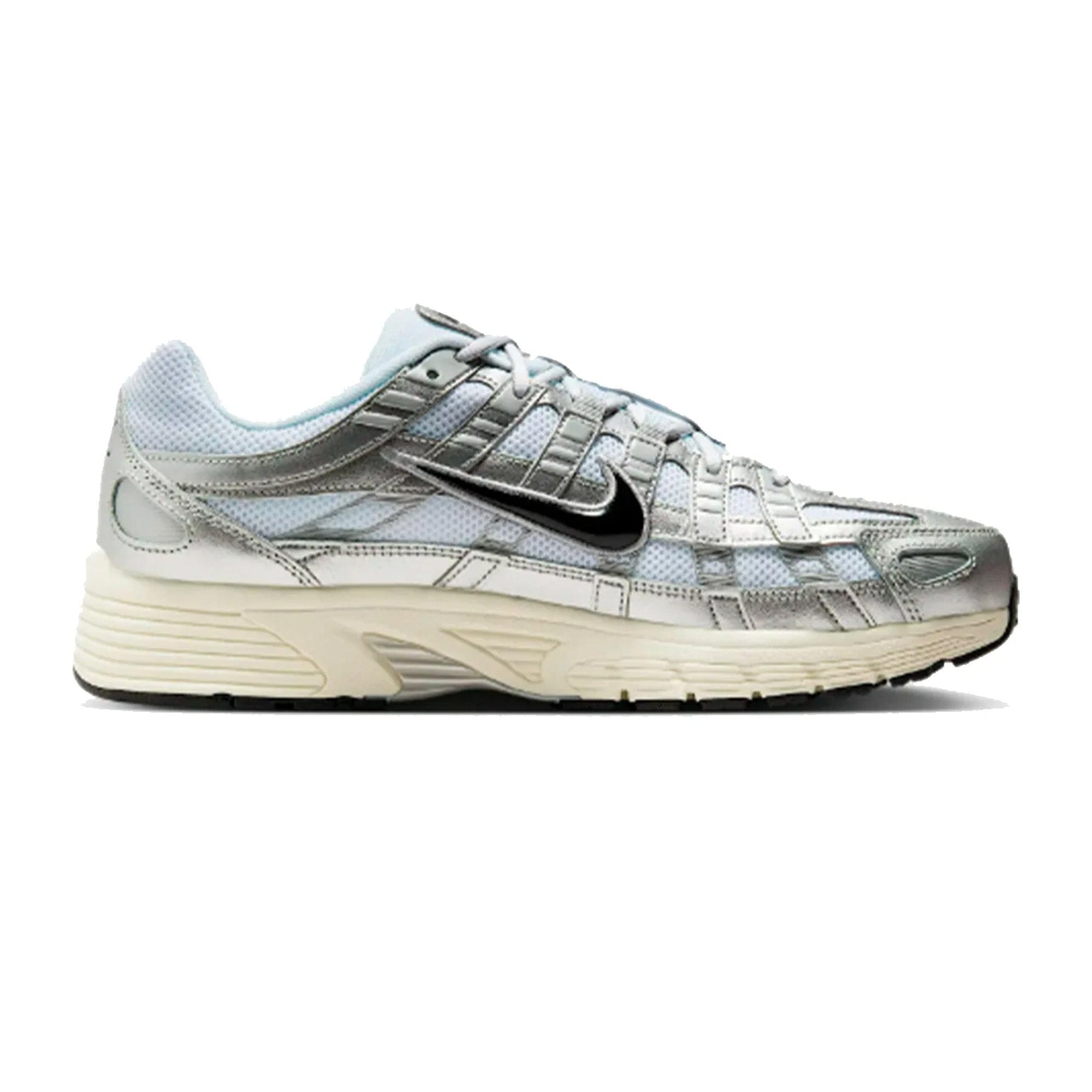 Nike P - 6000 White Metallic Silver Flat Silver Black (2025)