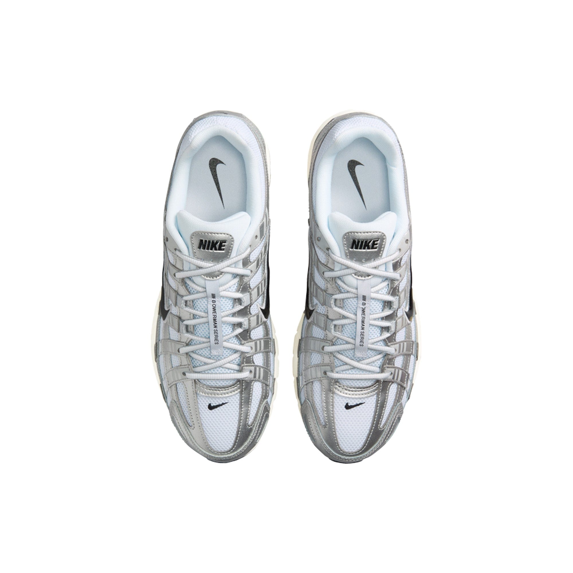 Nike P - 6000 White Metallic Silver Flat Silver Black (2025)