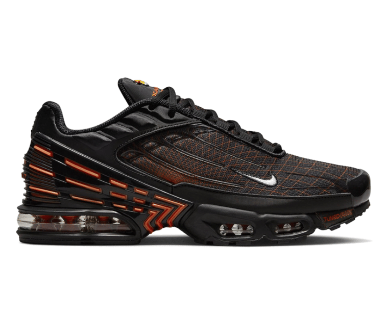 Nike Men's Nike Air Max Plus TN 3 (Black/Safety Orange)