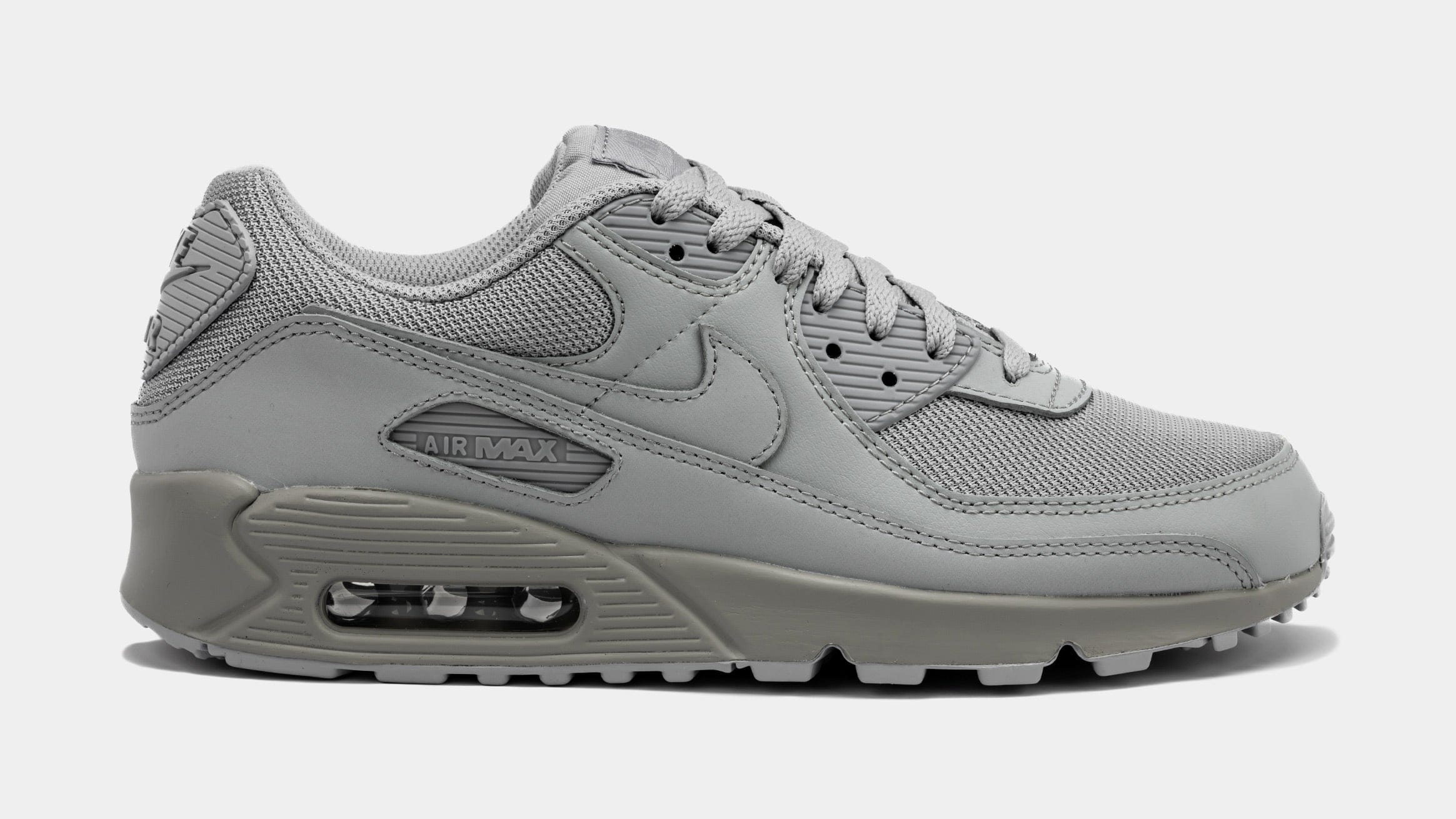 Nike Air Max 90 Mens Running Shoes (Grey)