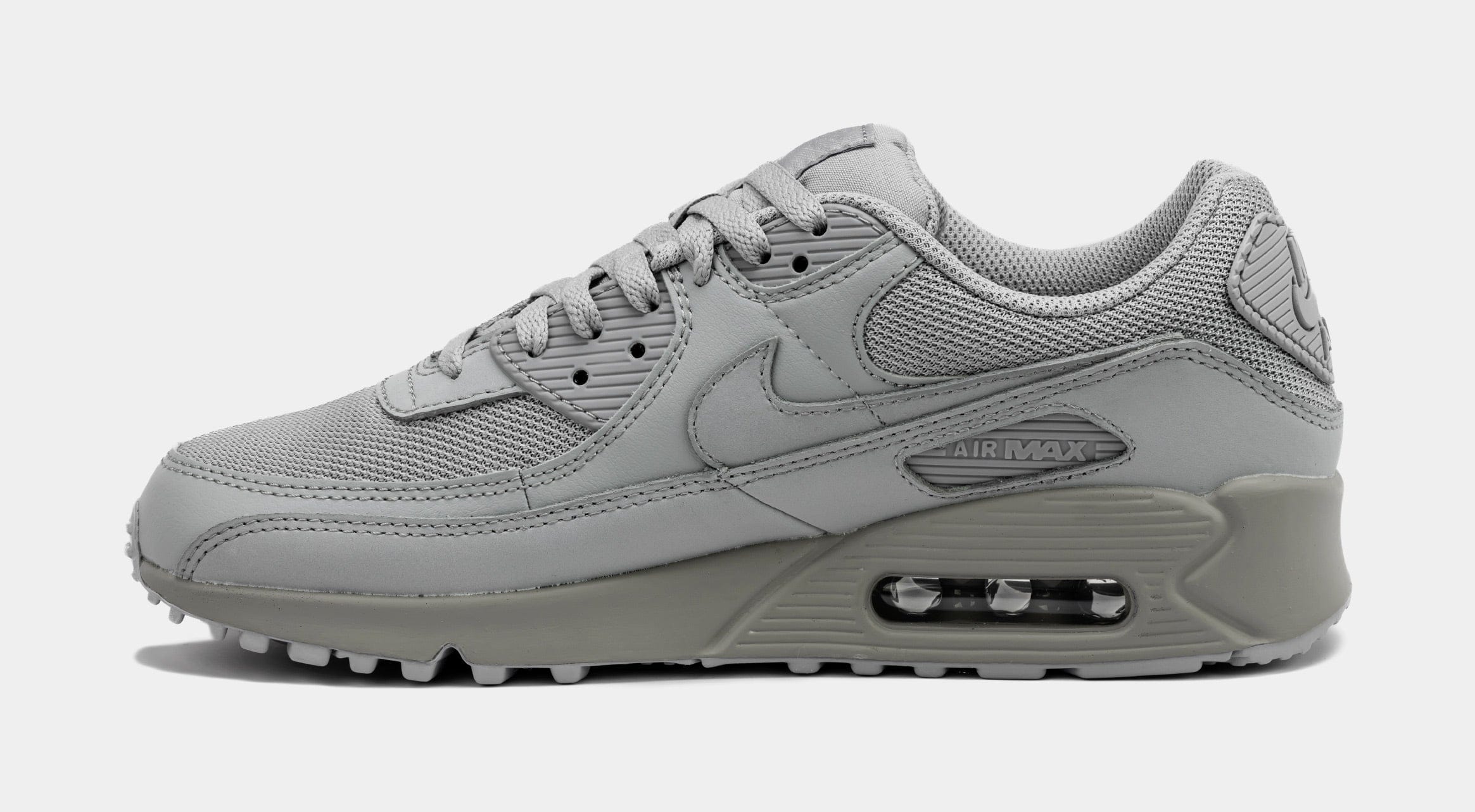 Nike Air Max 90 Mens Running Shoes (Grey)