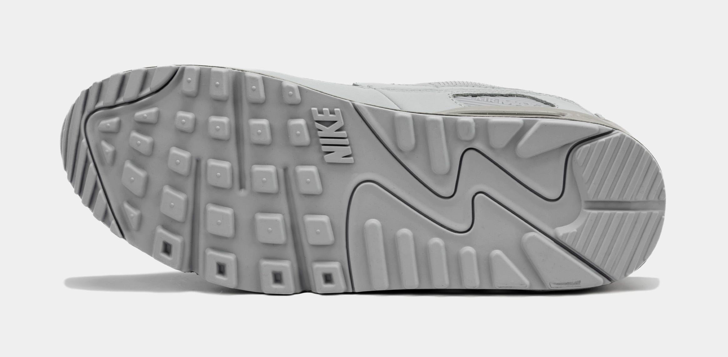 Nike Air Max 90 Mens Running Shoes (Grey)