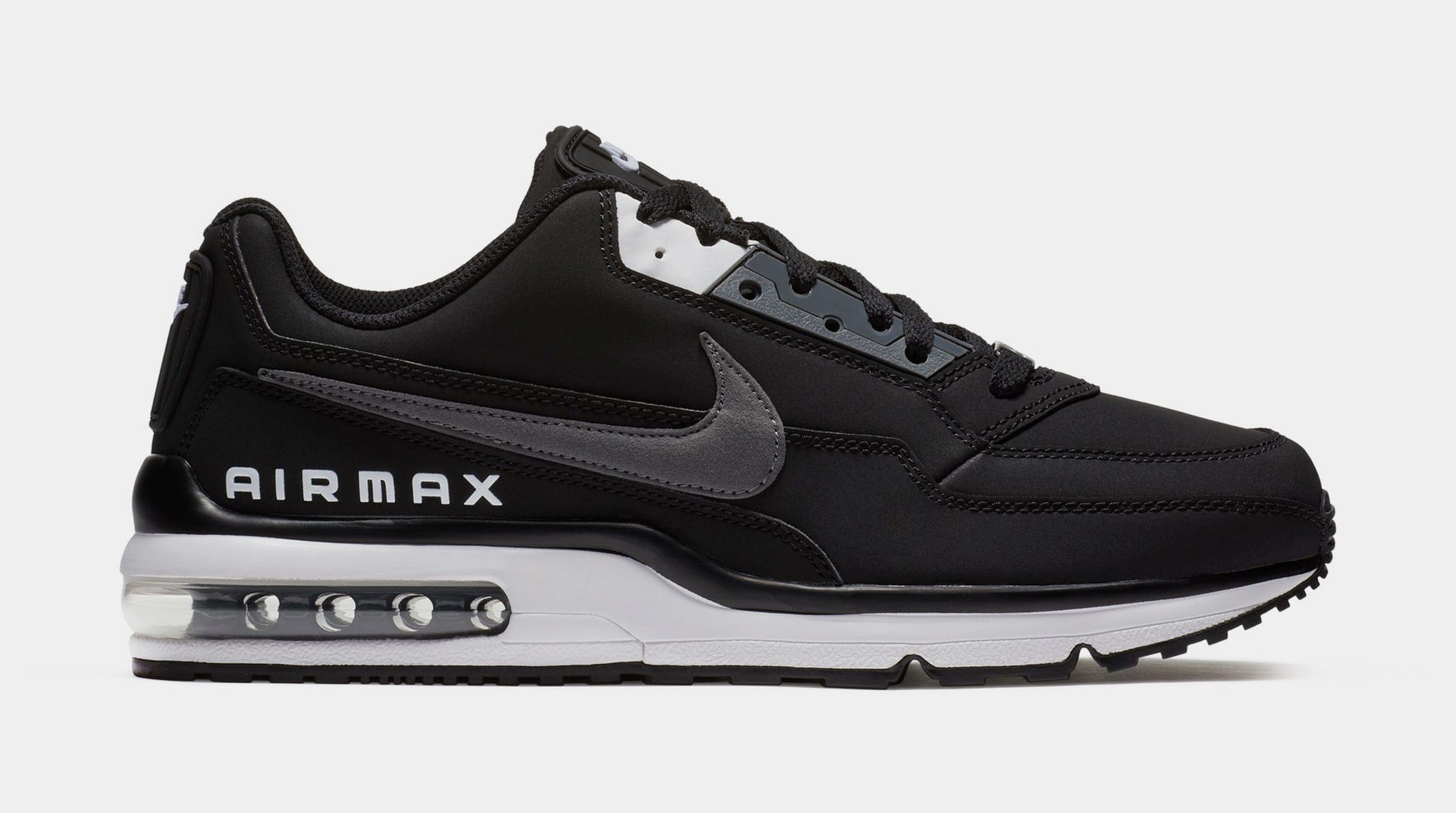 Nike Air Max LTD 3 Mens Running Shoes (Black/White/Dark Grey)