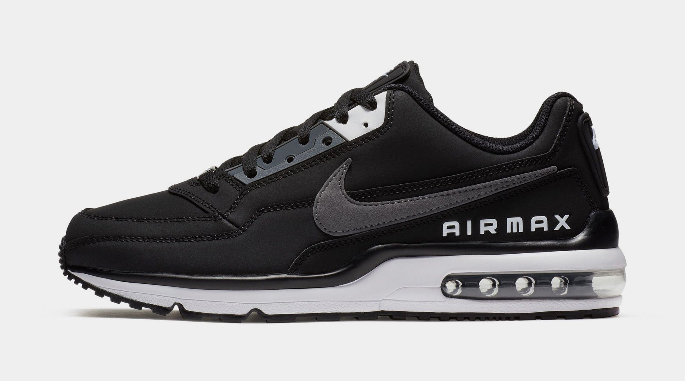 Nike Air Max LTD 3 Mens Running Shoes (Black/White/Dark Grey)