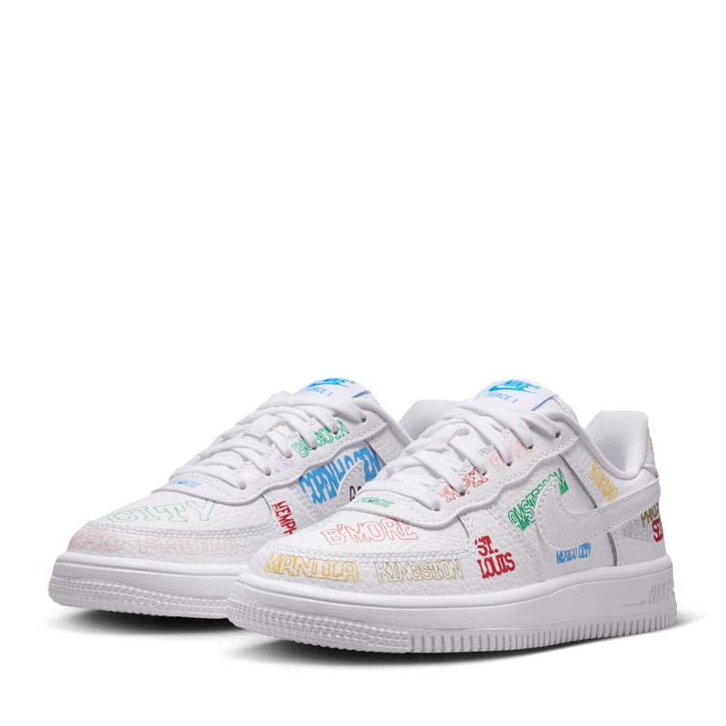 Nike Force 1 Low LV8 3 On Tour (PS) - White/White
