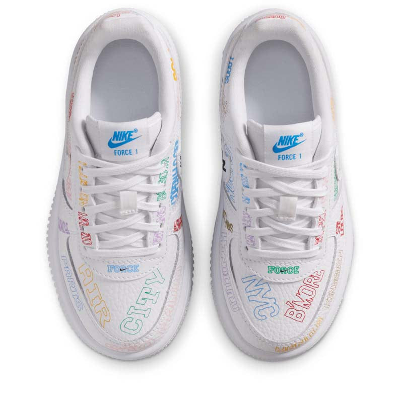 Nike Force 1 Low LV8 3 On Tour (PS) - White/White