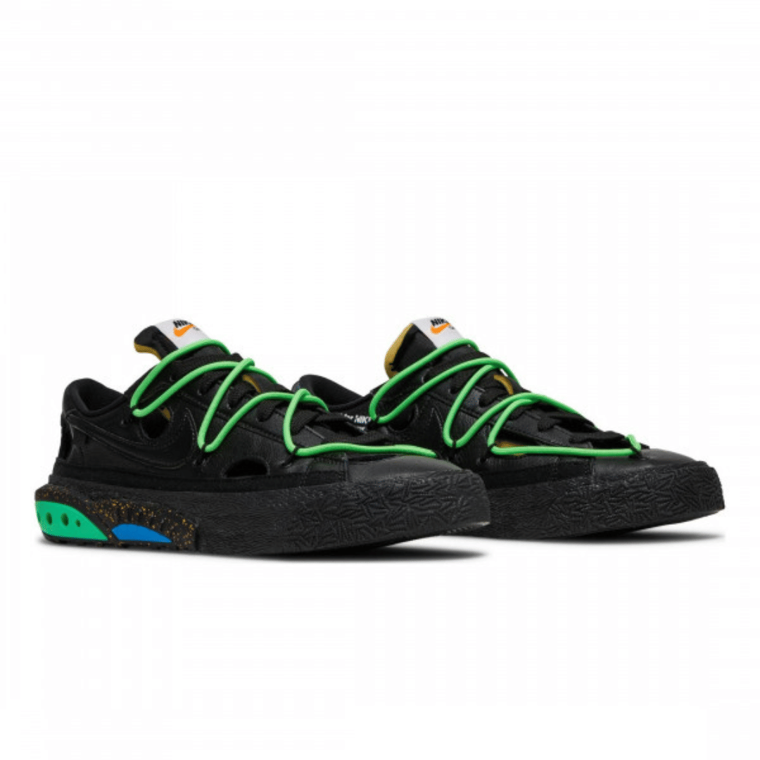 Nike Scarpe Nike Blazer Low 77' x Off - White Black Electro Green