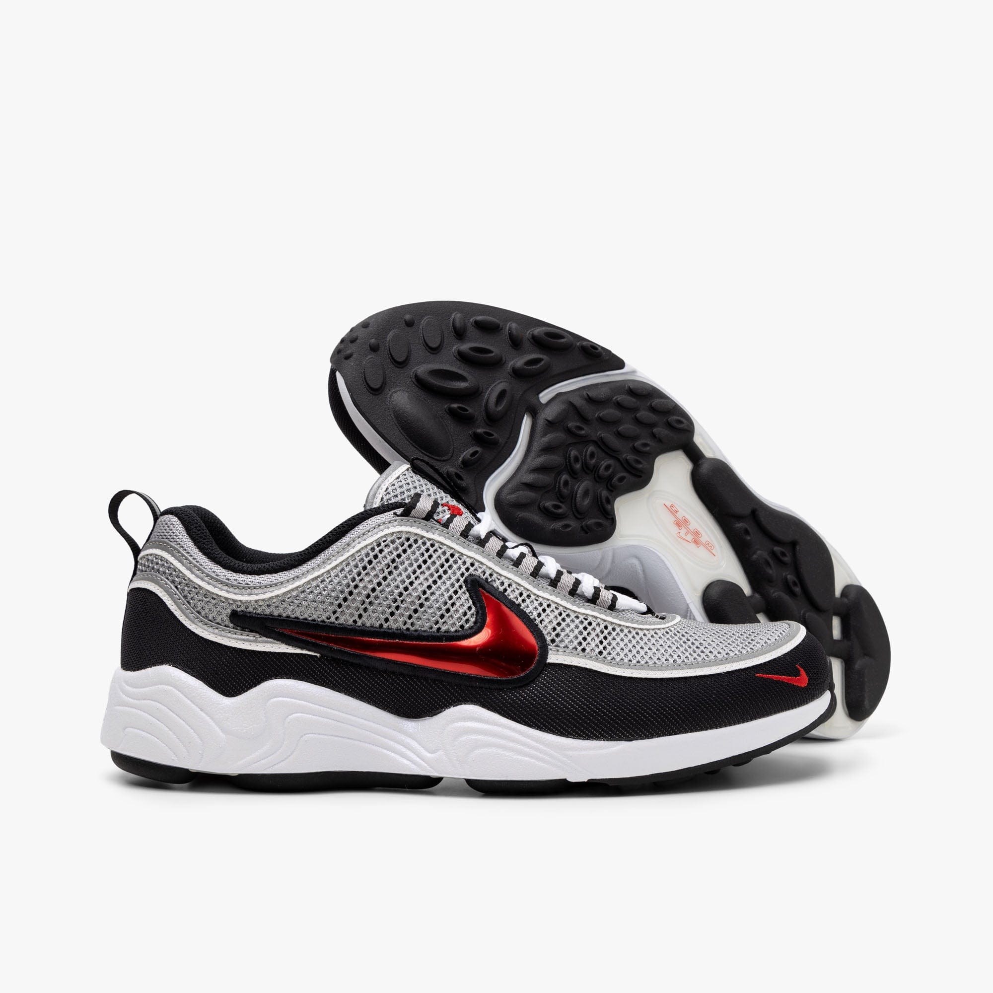 Nike Air Zoom Spiridon SP Metallic Silver / Sport Red