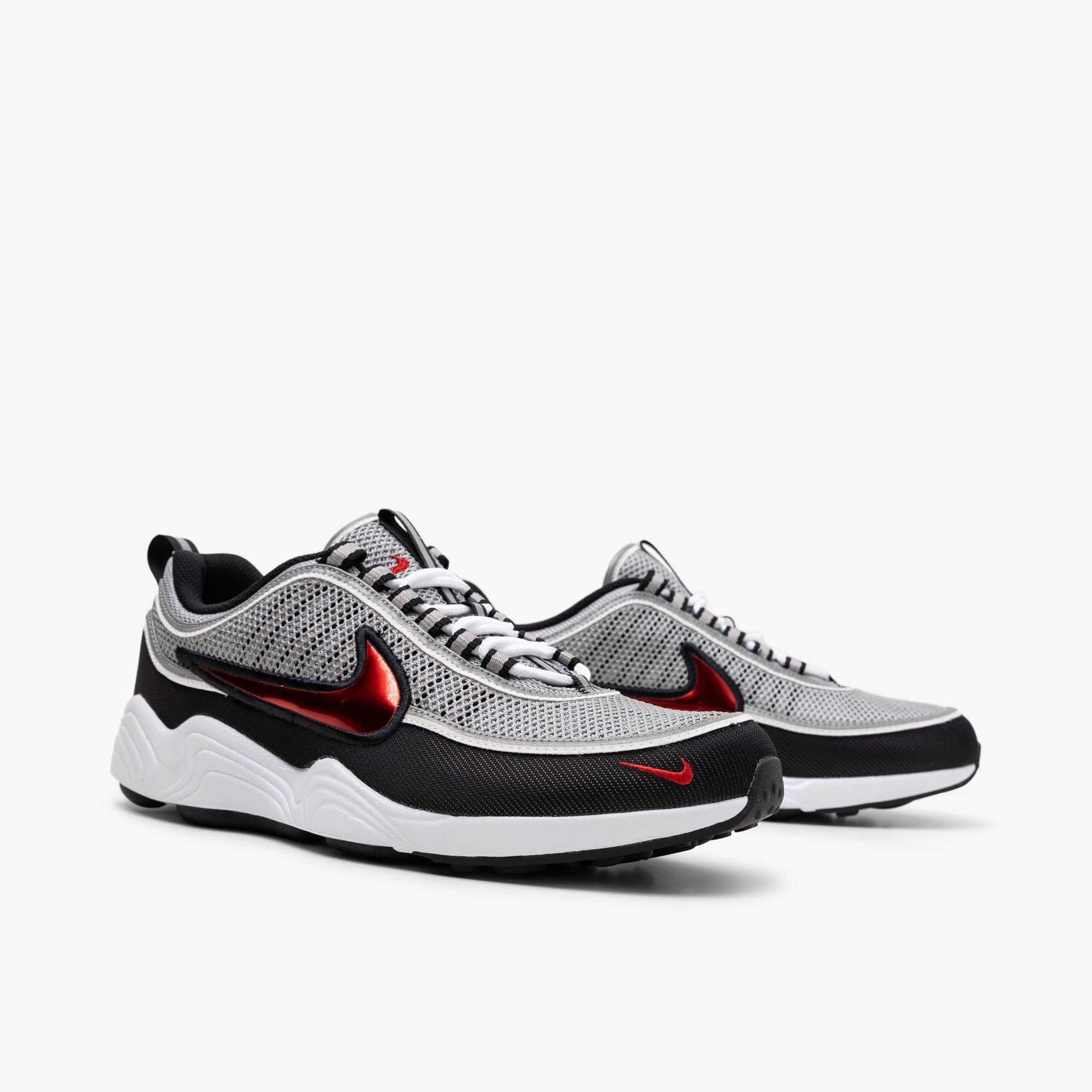 Nike Air Zoom Spiridon SP Metallic Silver / Sport Red