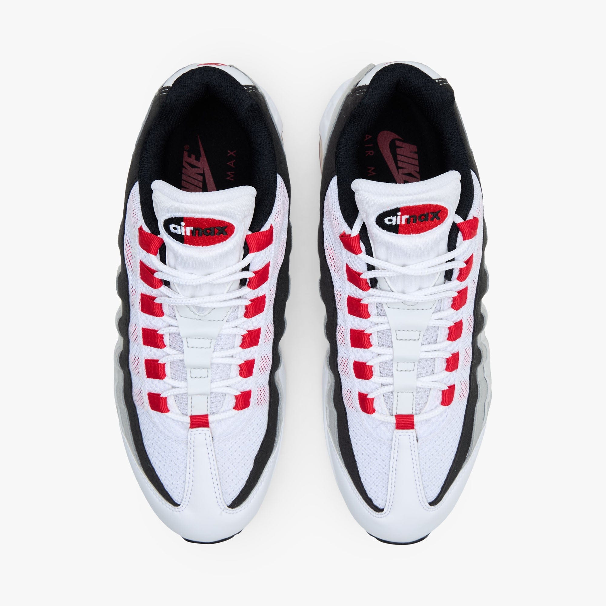 Nike Air Max 95 White / Comet Red - Neutral Grey