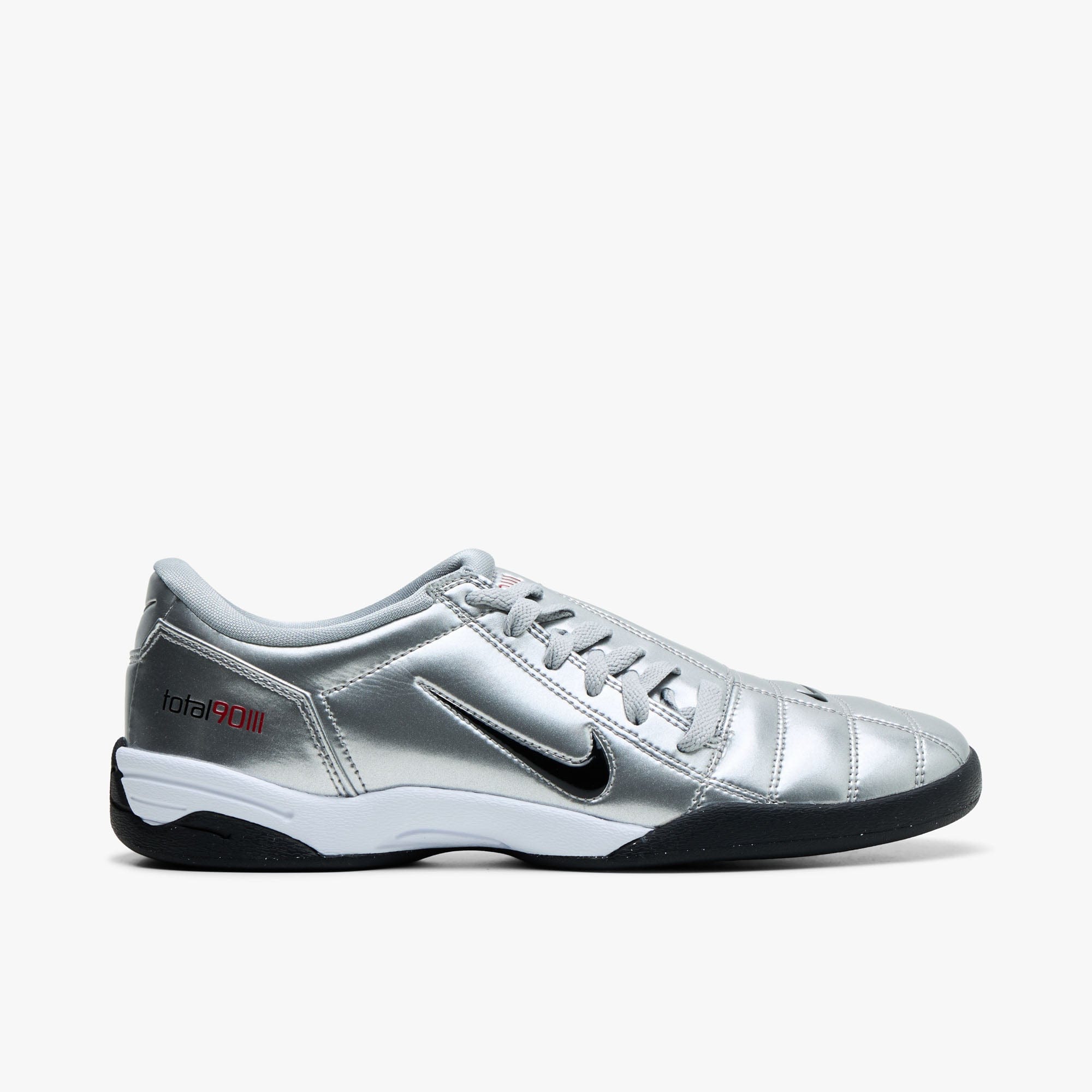Nike Women's Total 90 Metallic Silver / Black - University Red