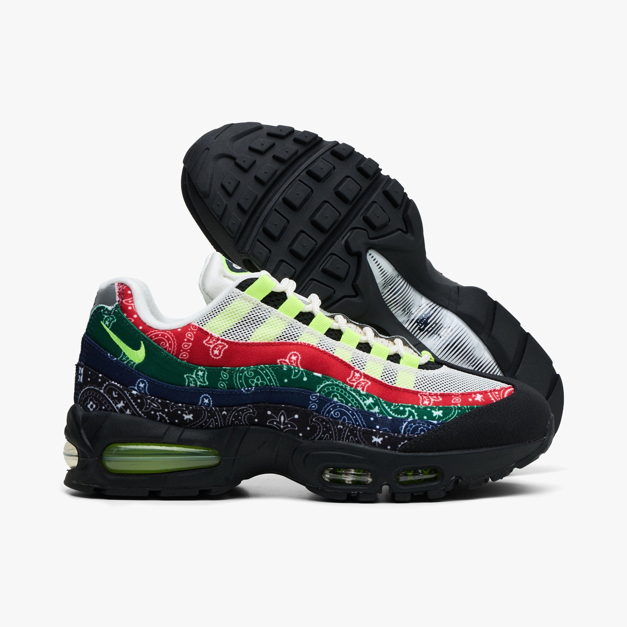Nike Air Max 95 Big Bubble Sail / Volt - University Red