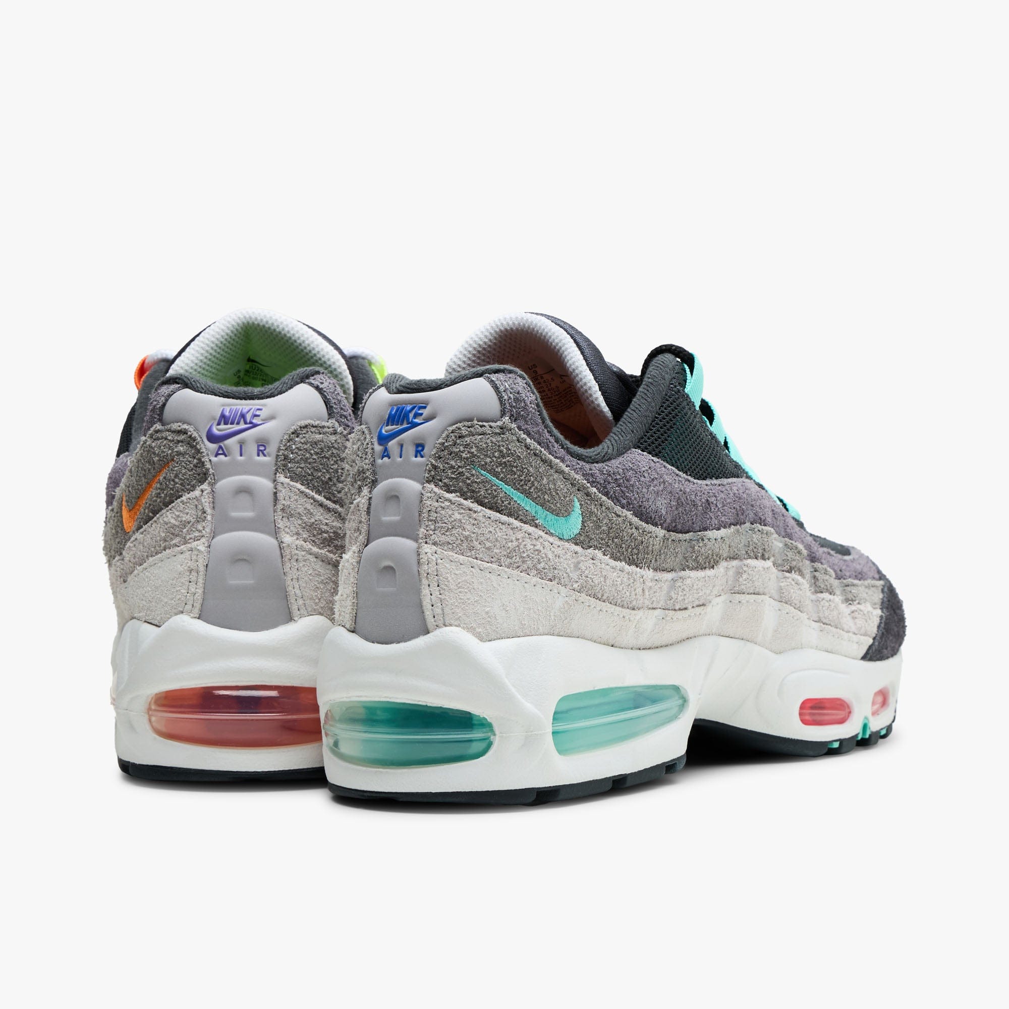 Nike Air Max 95 Big Bubble PRM Hyper Turquoise / Volt - Solar Red