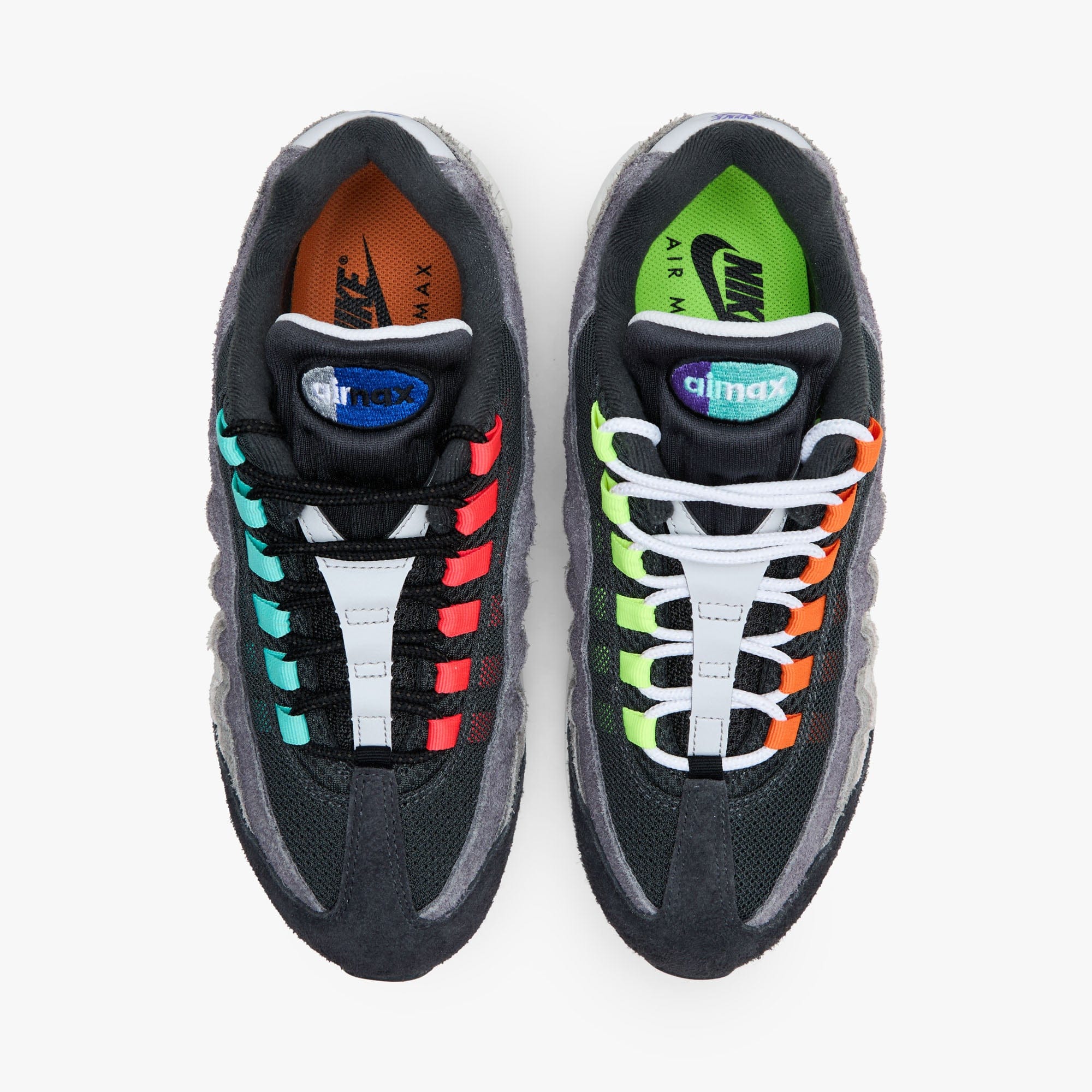 Nike Air Max 95 Big Bubble PRM Hyper Turquoise / Volt - Solar Red