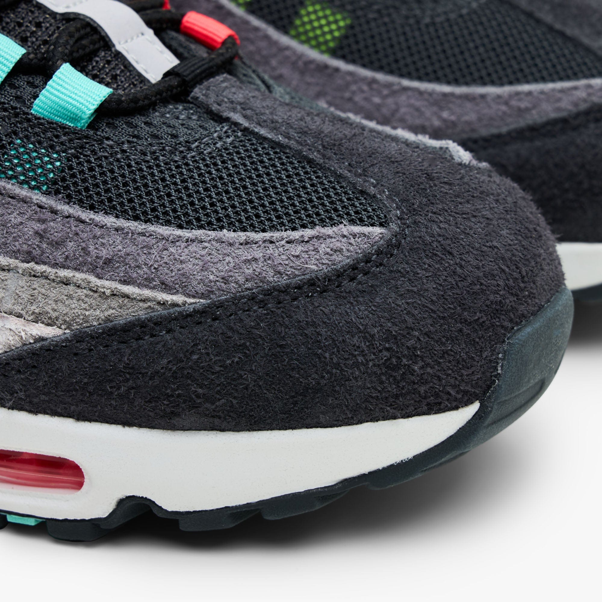 Nike Air Max 95 Big Bubble PRM Hyper Turquoise / Volt - Solar Red