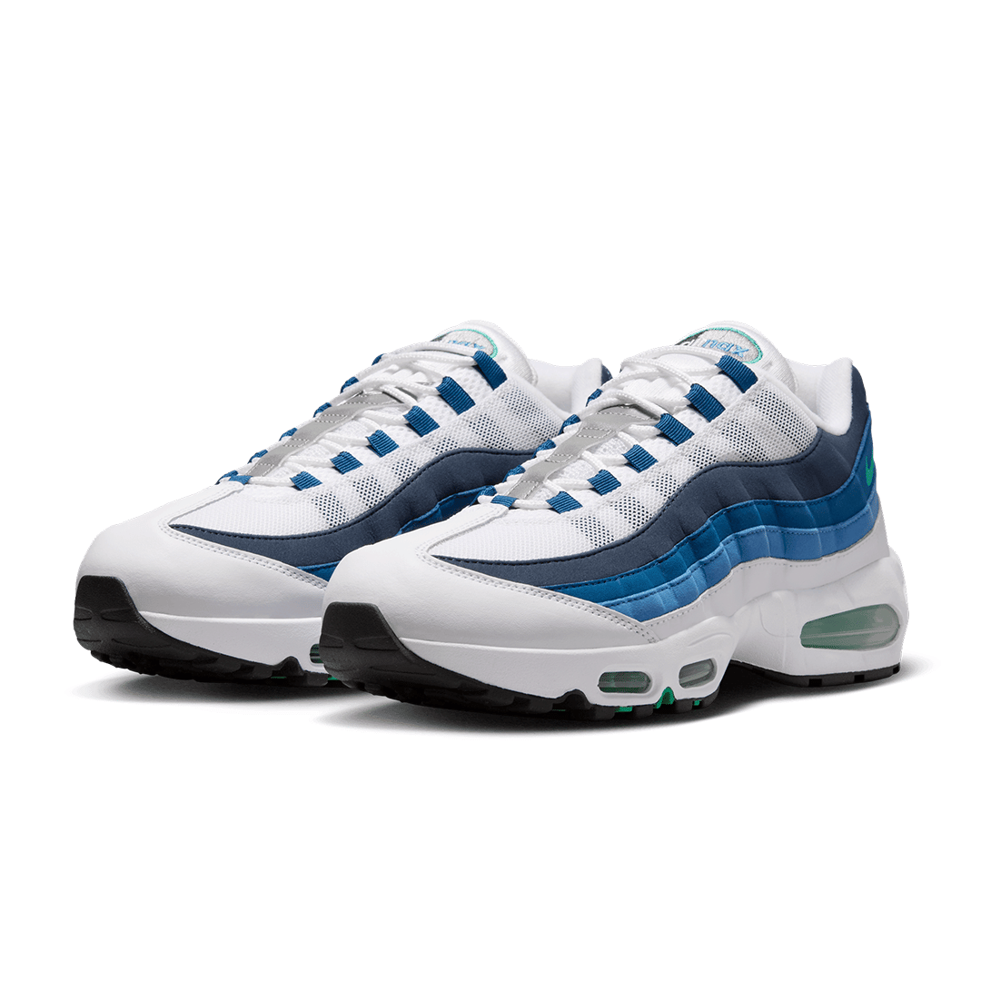 Nike AIR MAX 95 OG WHITE/EMERALD GREEN - LAKE BLUE