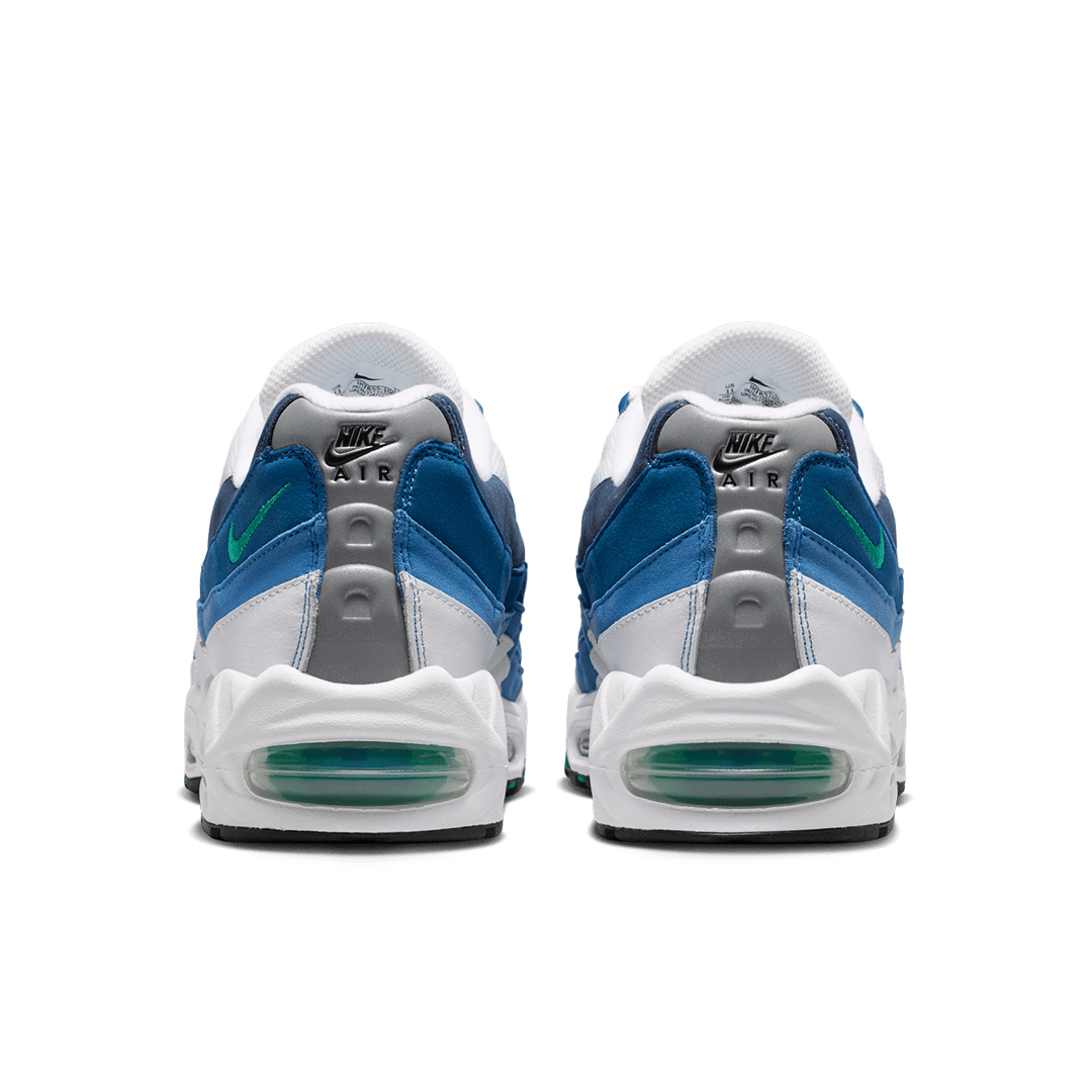 Nike AIR MAX 95 OG WHITE/EMERALD GREEN - LAKE BLUE