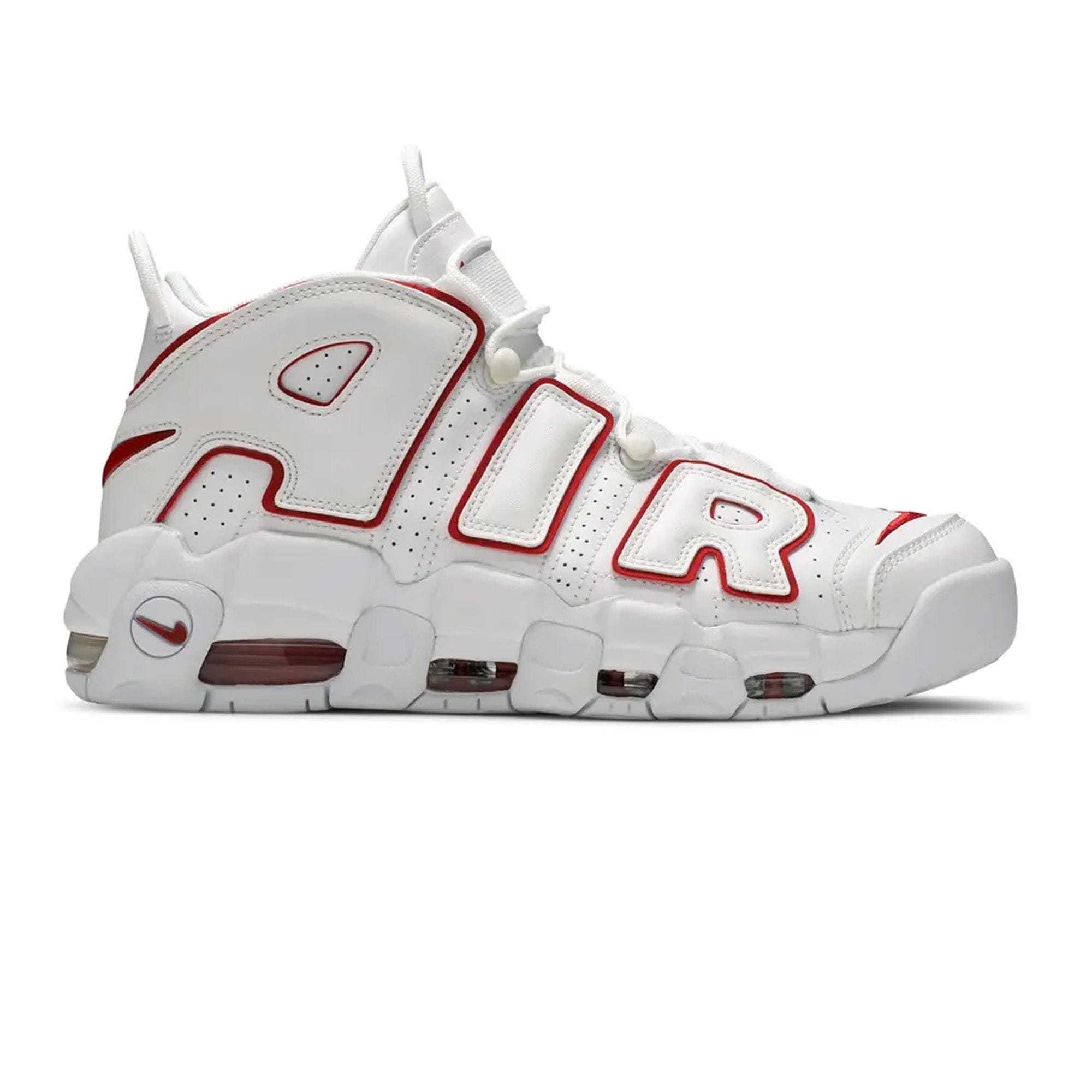 Nike Air More Uptempo White Varsity Red Outline (2021)