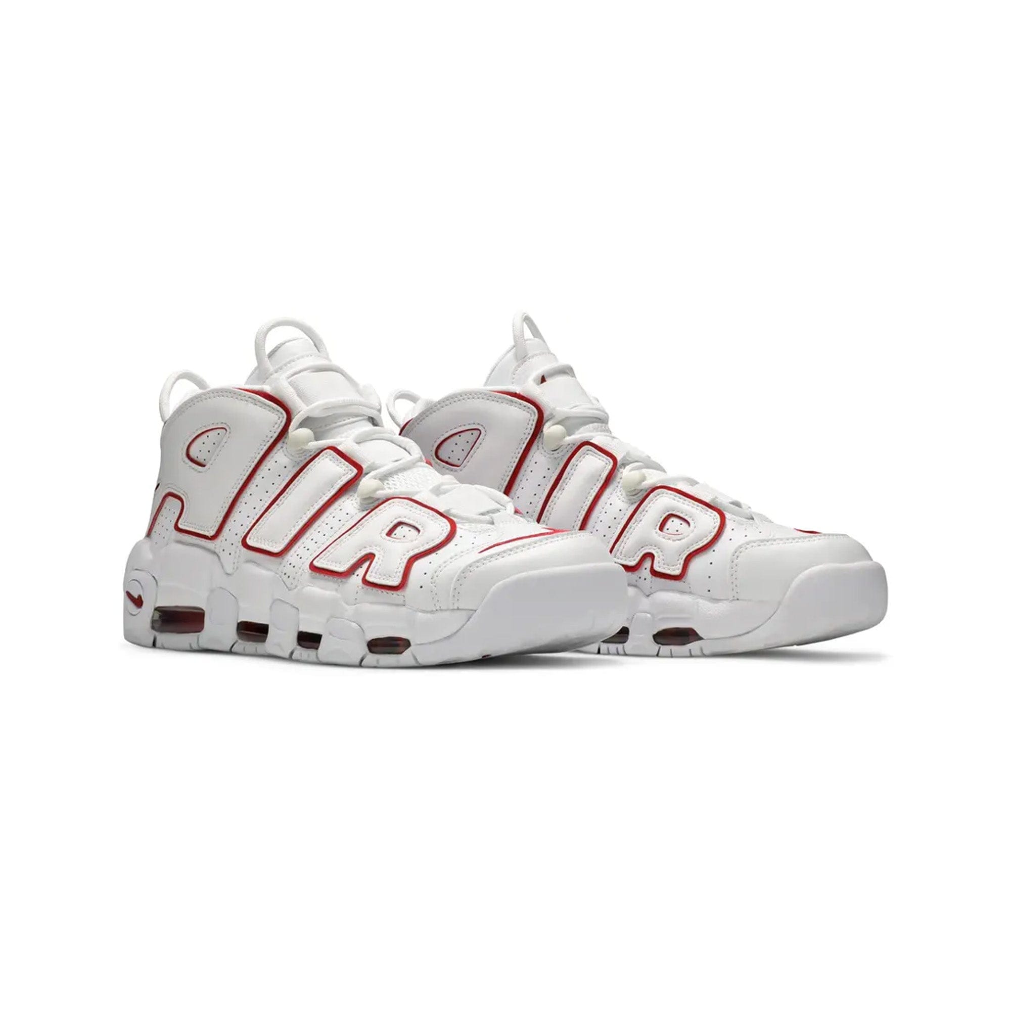 Nike Air More Uptempo White Varsity Red Outline (2021)