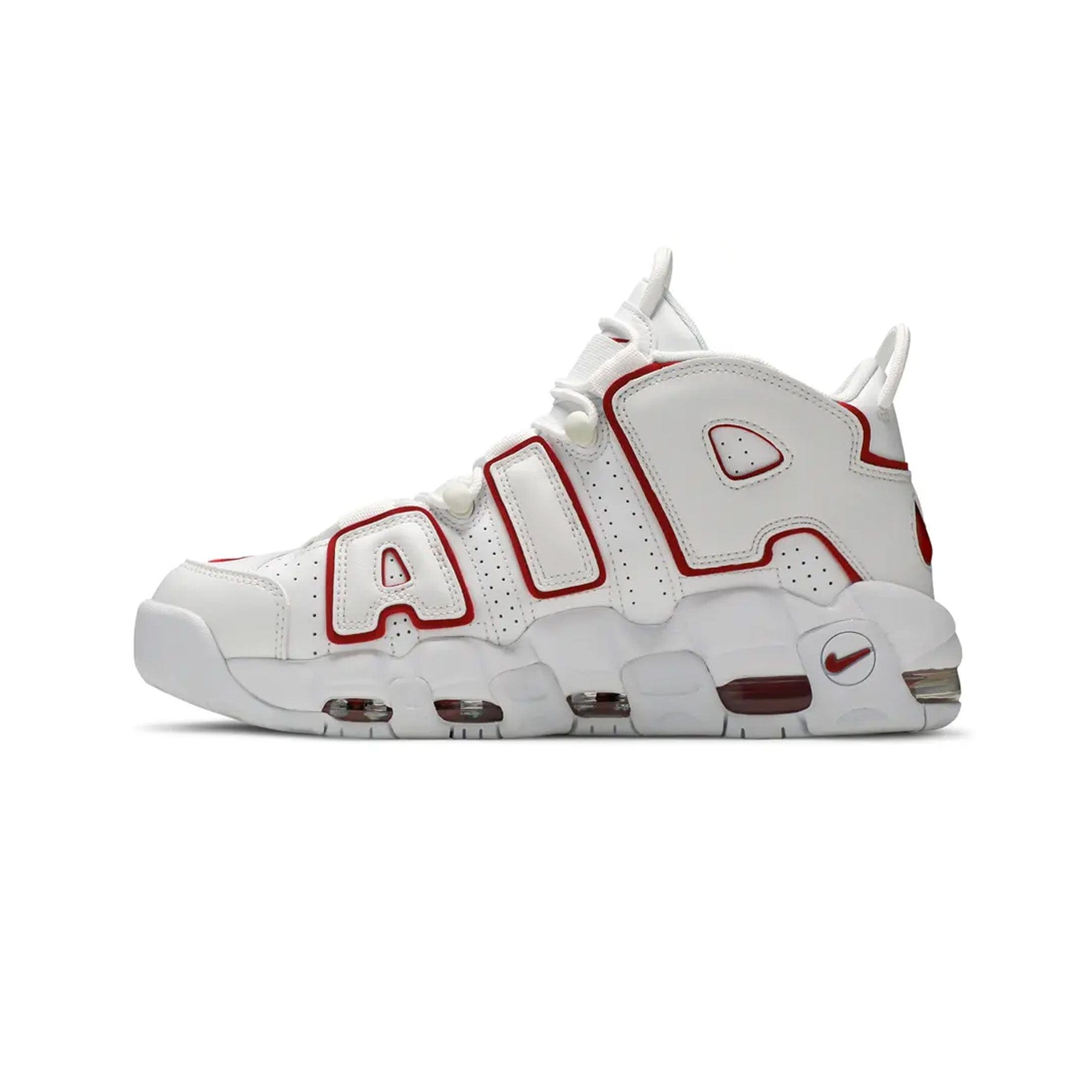 Nike Air More Uptempo White Varsity Red Outline (2021)