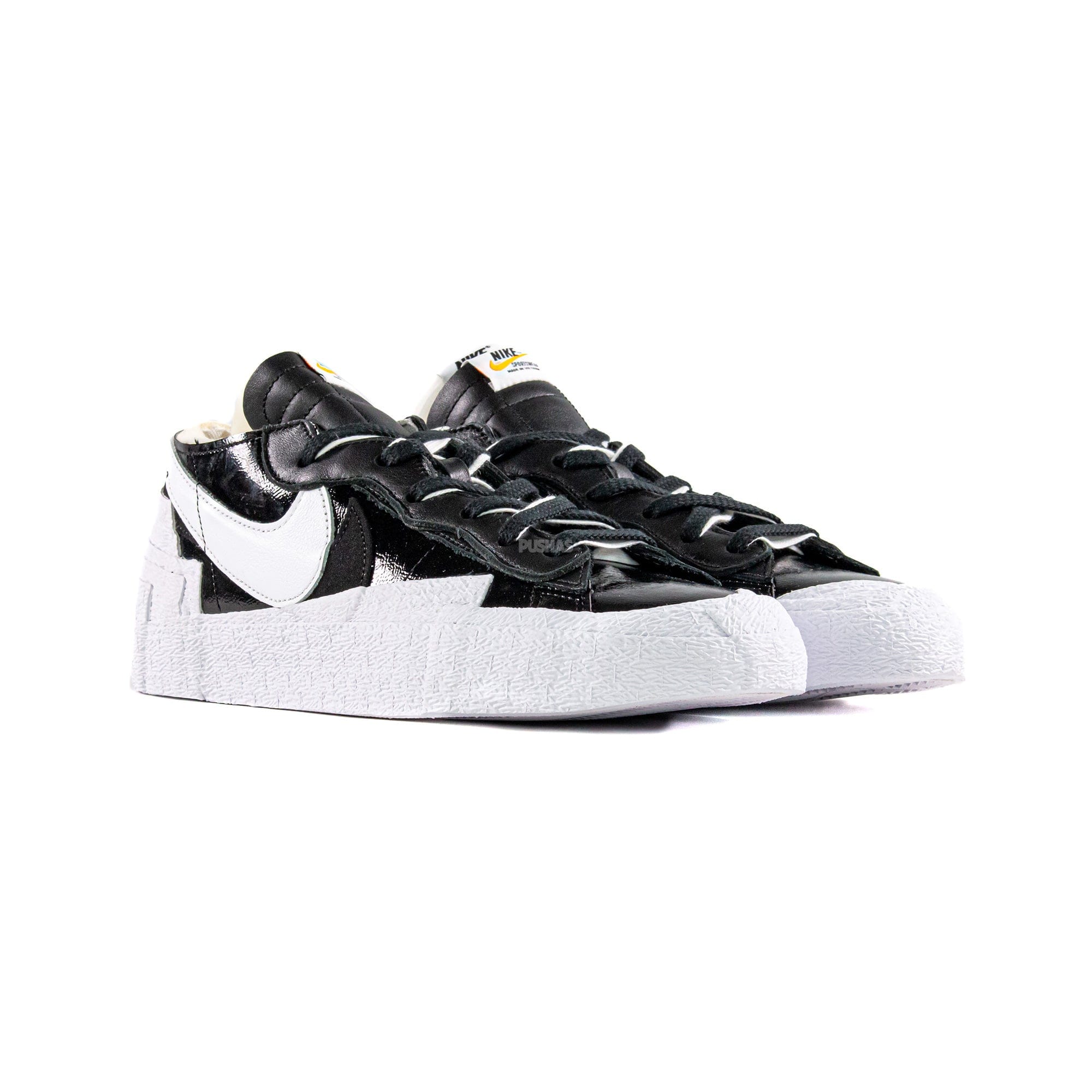 Nike Blazer Low x Sacai Black Patent Leather (2022)