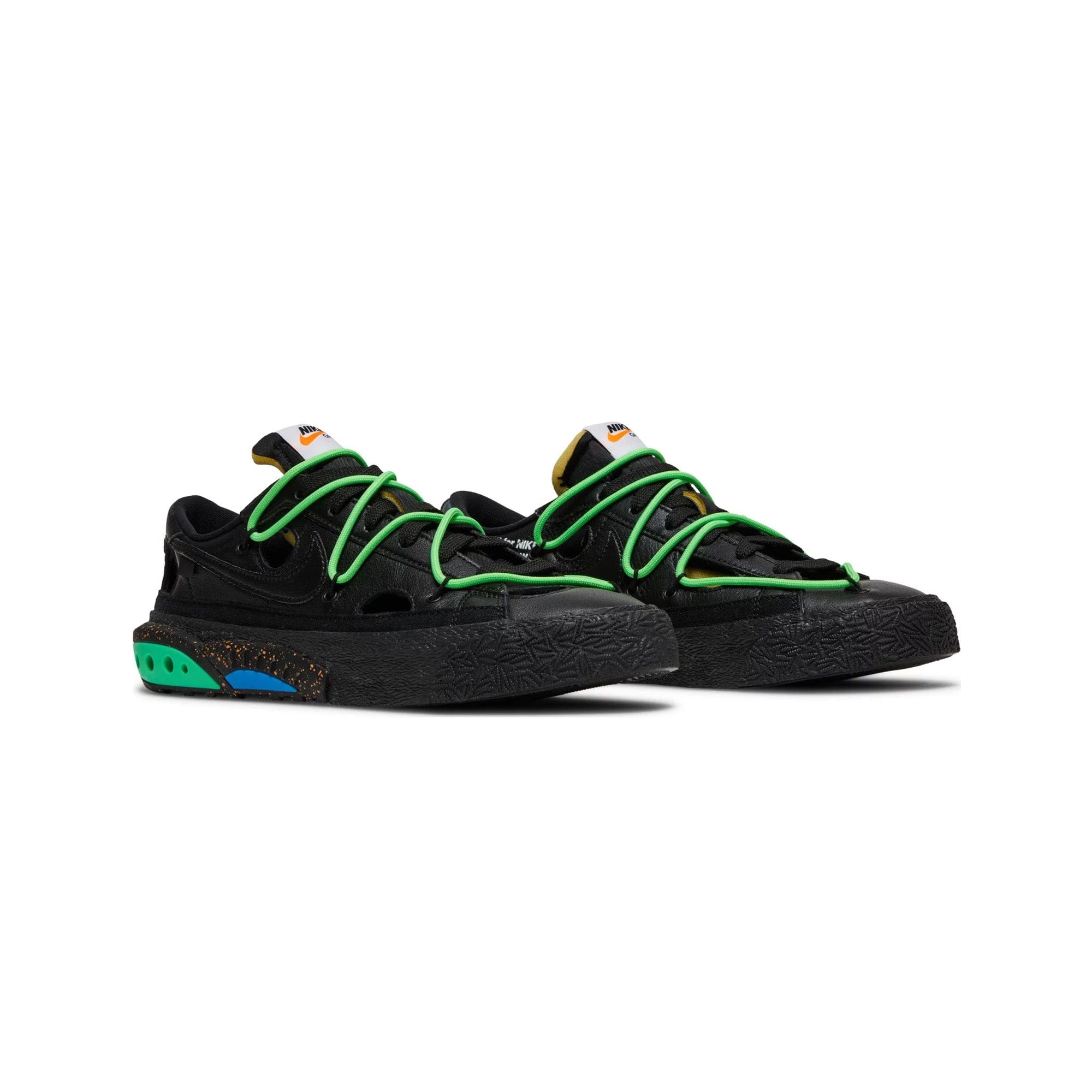 Nike Blazer Low Off - White Black Electro Green (2022)