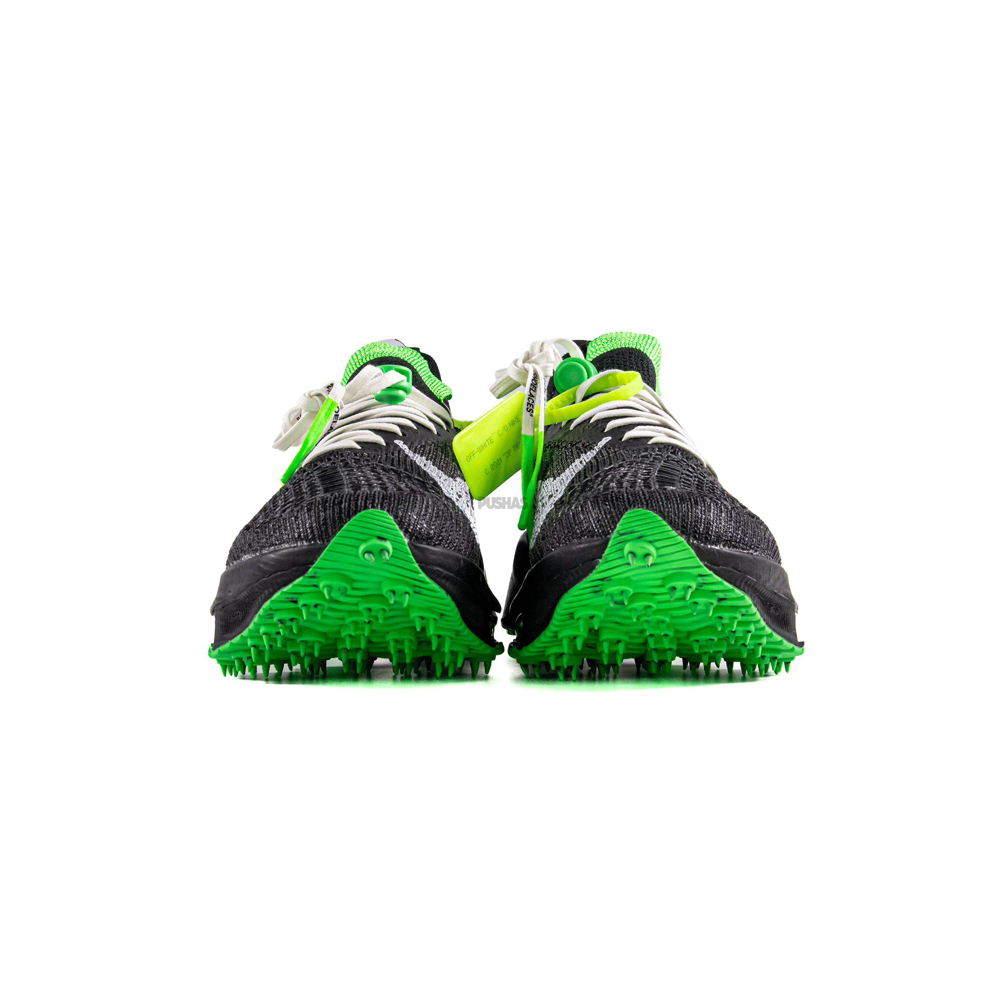 Nike Air Zoom Tempo Next% Flyknit Off - White Black Scream Green (2021)