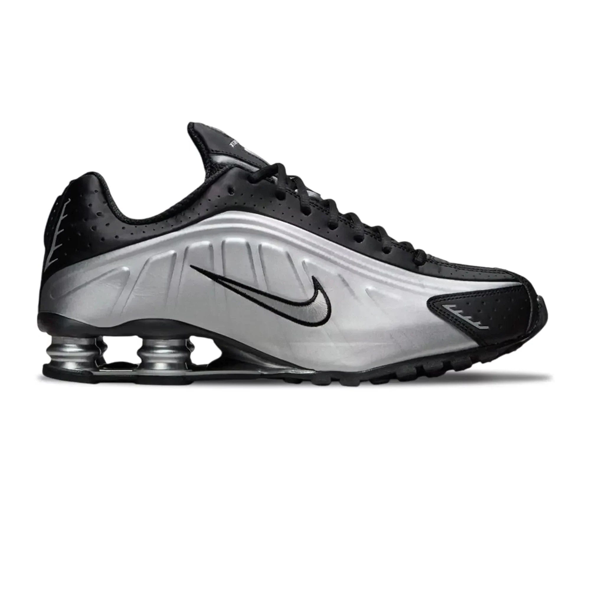 Nike Shox R4 Metallic Silver Black (2025)