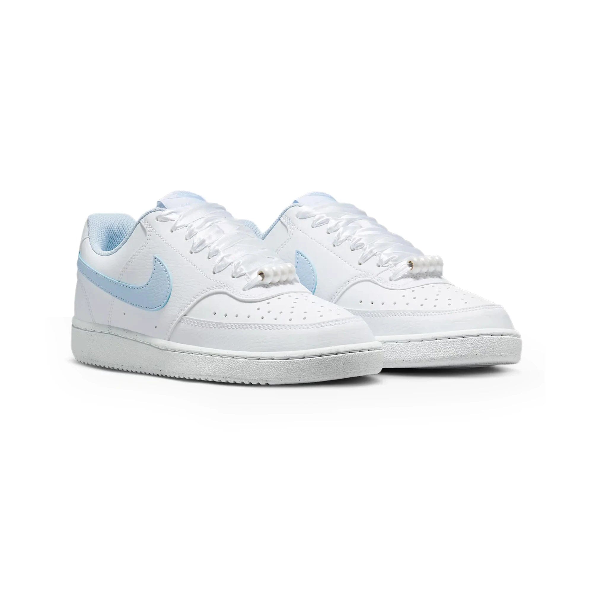 Nike Court Vision Low White /Hydrogen Blue Women's