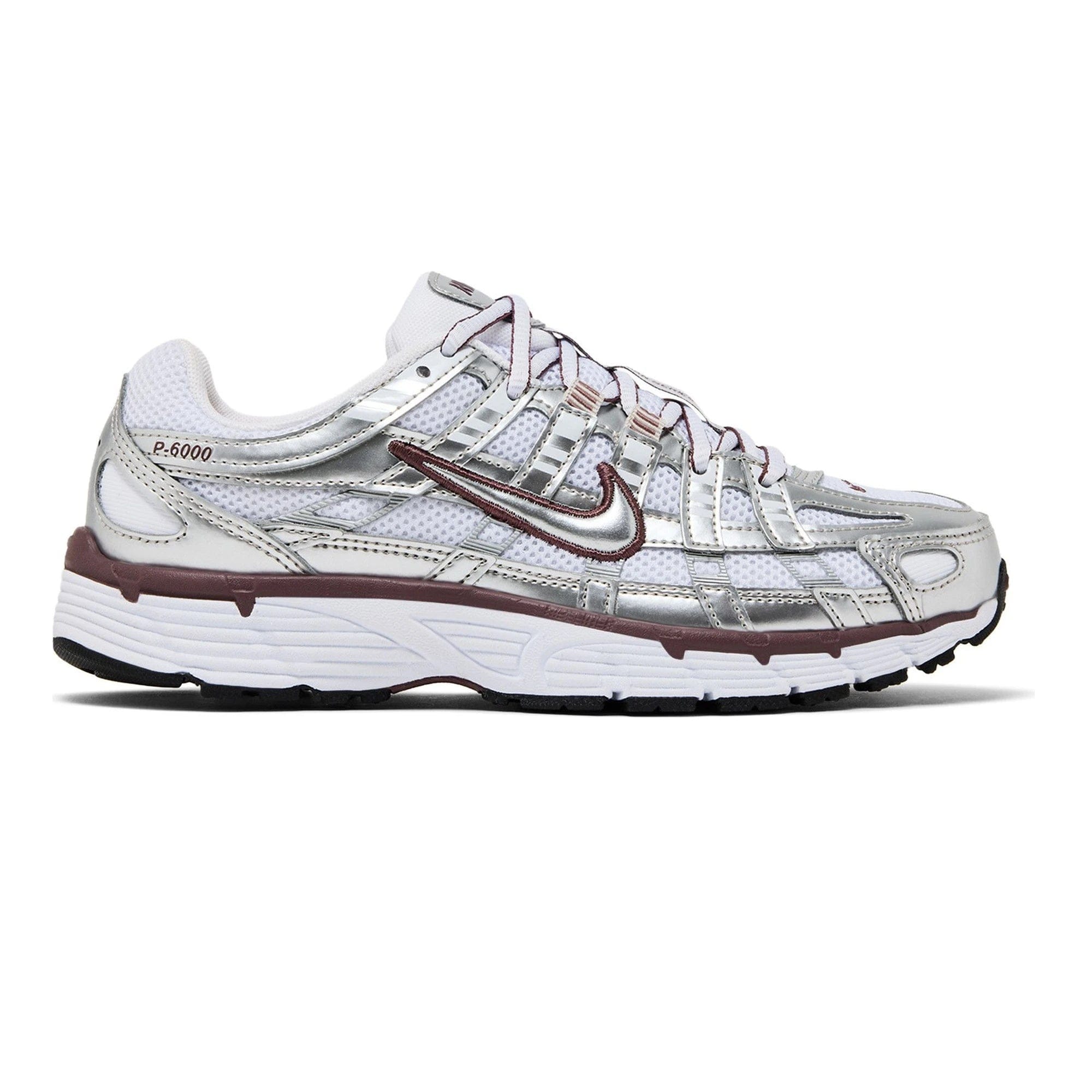 Nike P - 6000 White Metallic Silver Tattoo Women's (2026)