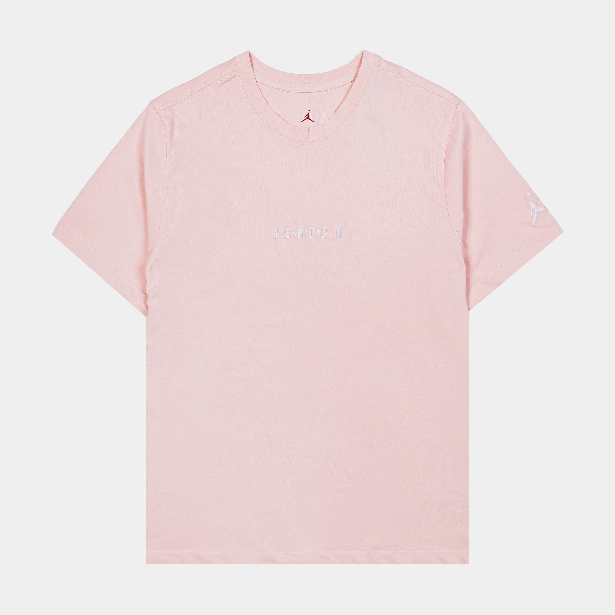 Air Jordan Air EMB Mens Short Sleeve Shirt (Legend Pink/White)