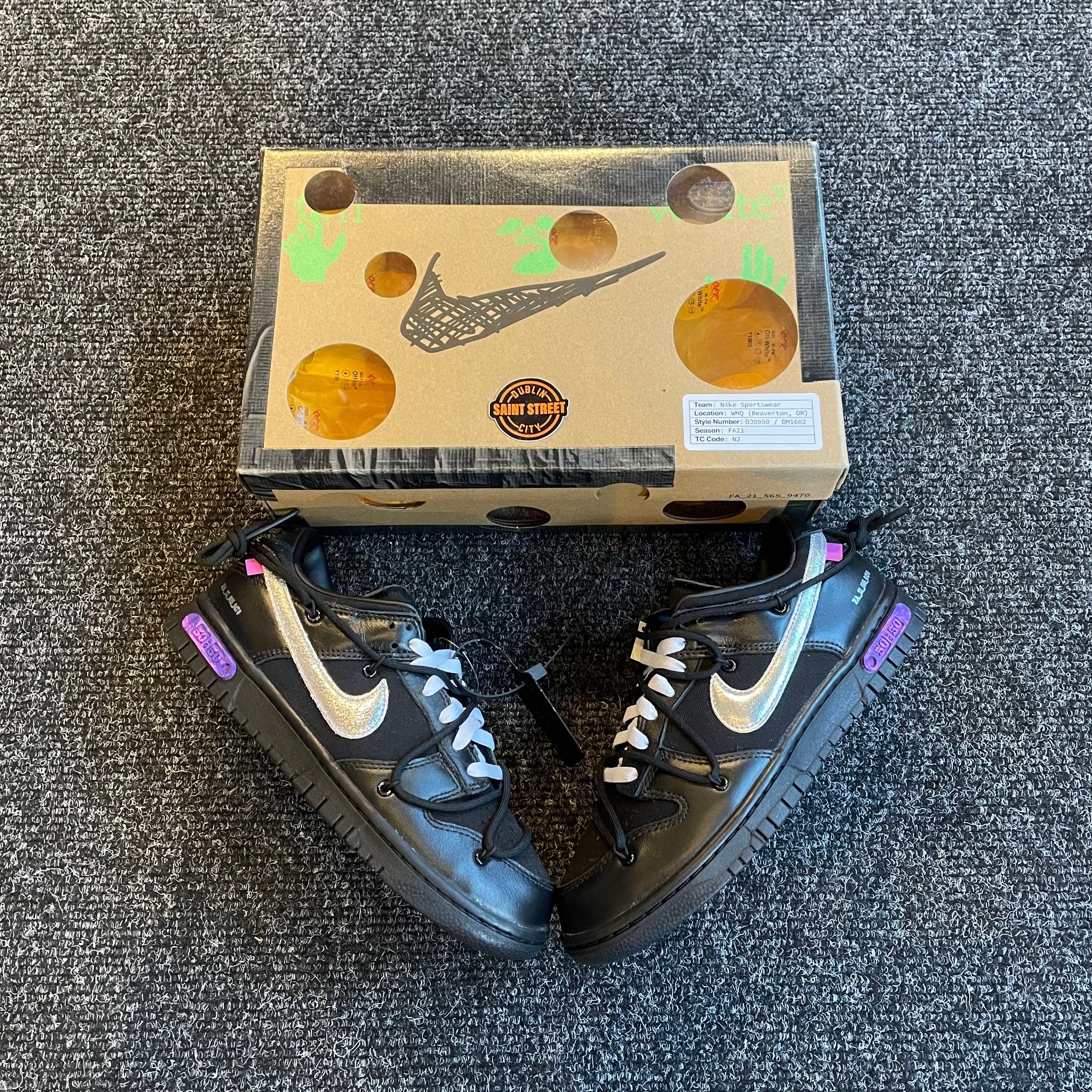 Nike x Off White Dunk Low Lot 50
