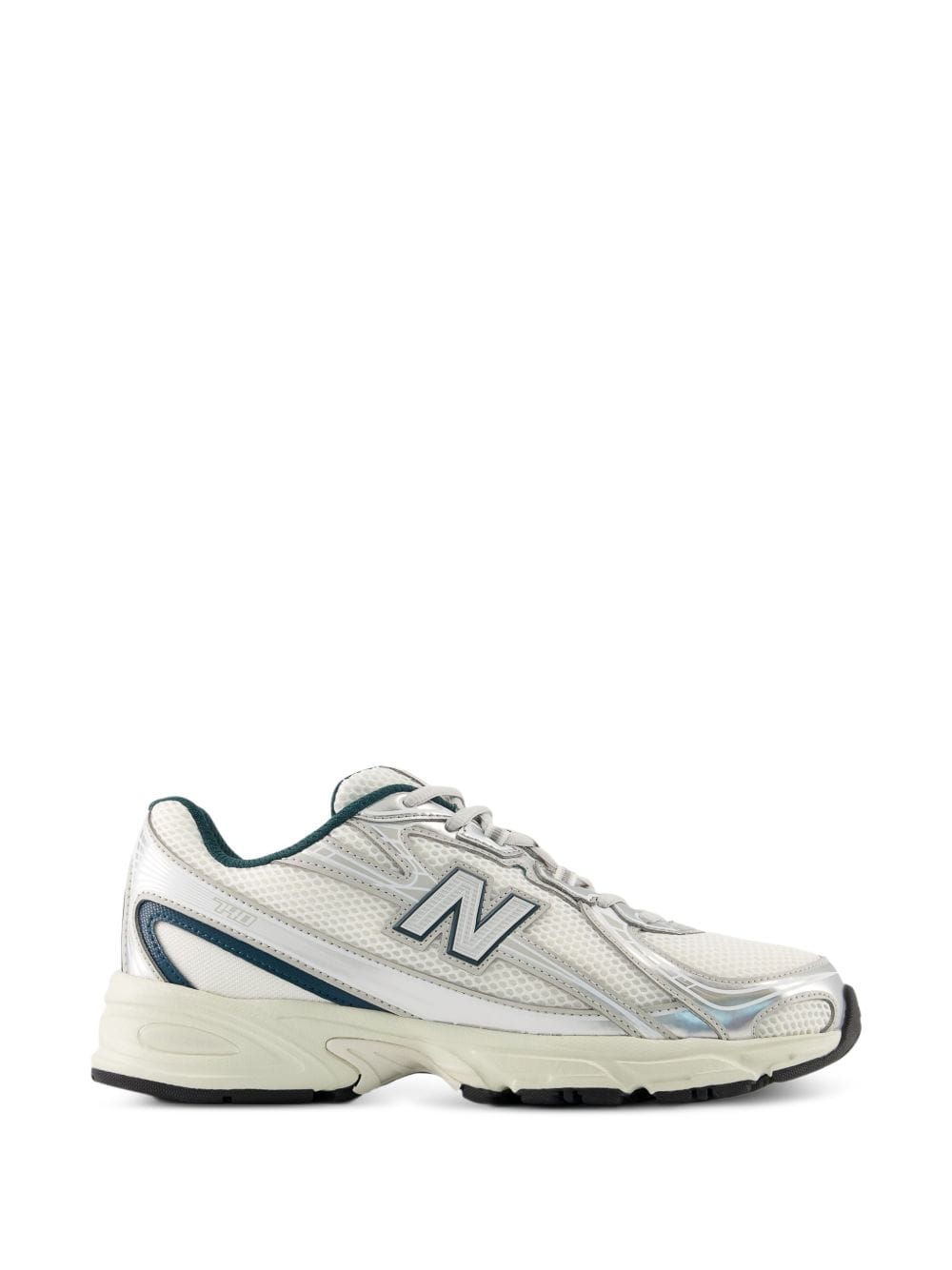 New Balance Two - Tone Angular Overlays Sneaker — White