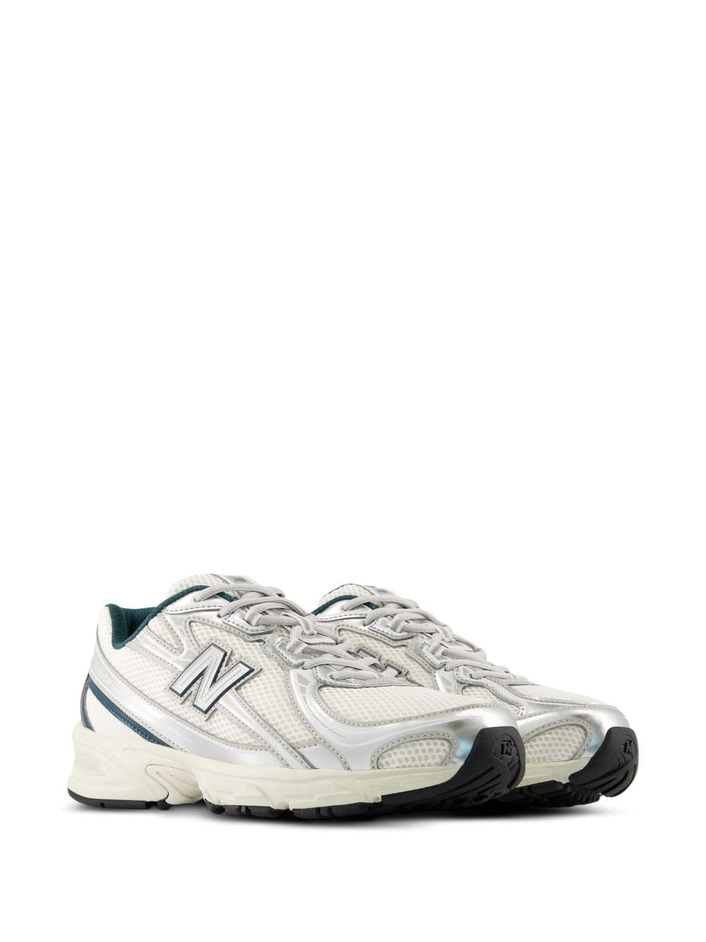 New Balance Two - Tone Angular Overlays Sneaker — White