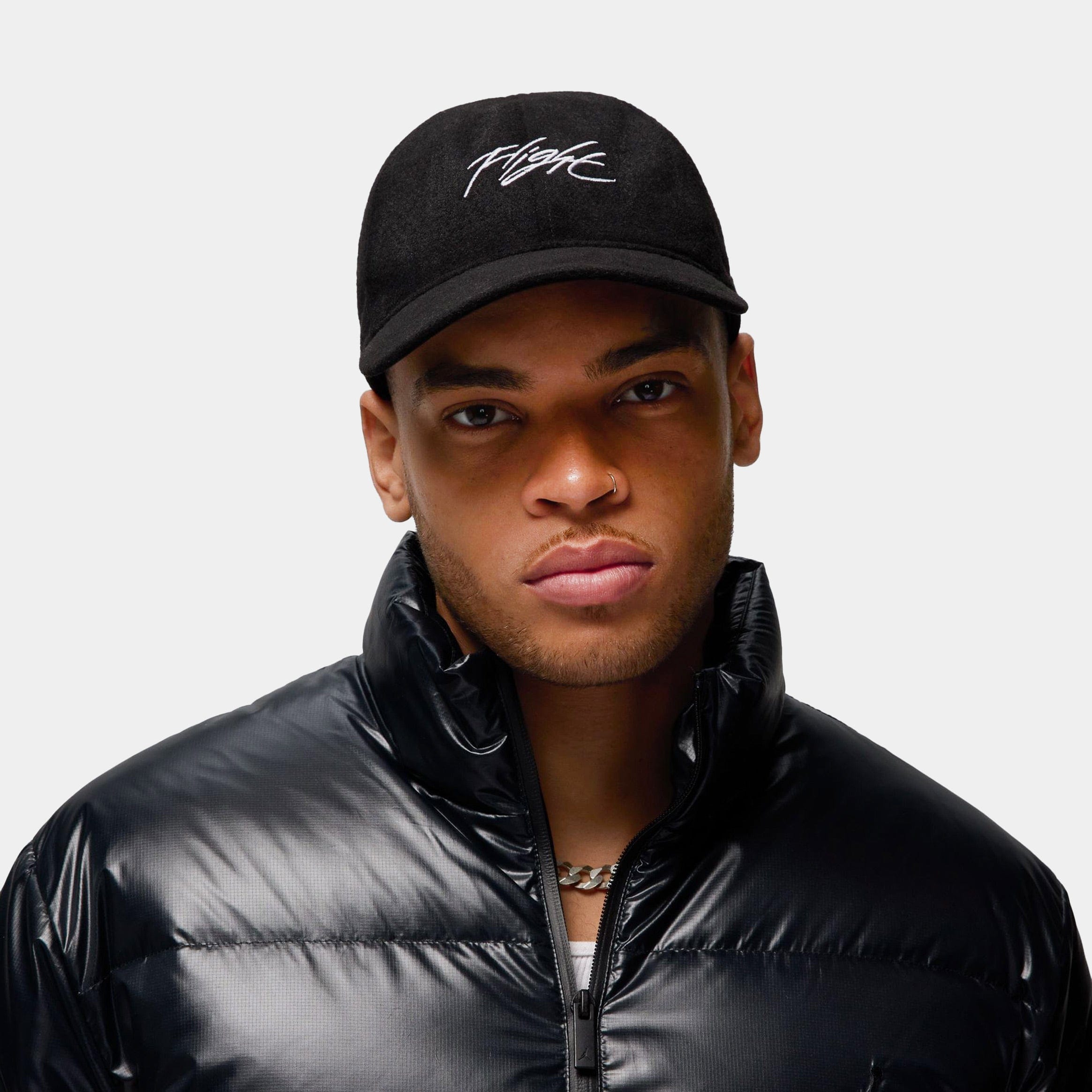 Air Jordan Flight Fly Unstructured Cap Mens Hat (Black/White)