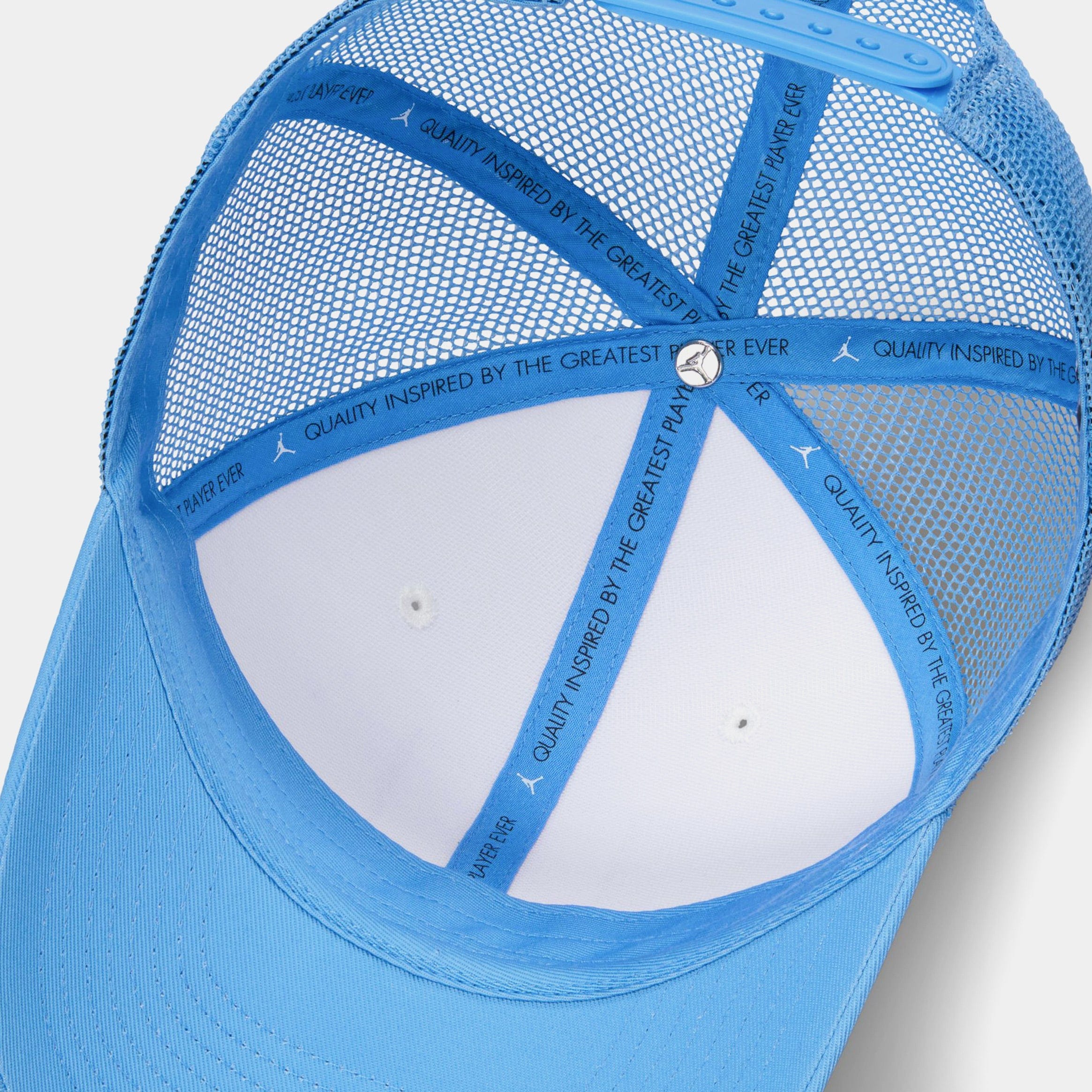 Air Jordan Rise Structured Trucker Mens Hat (Blue/White)