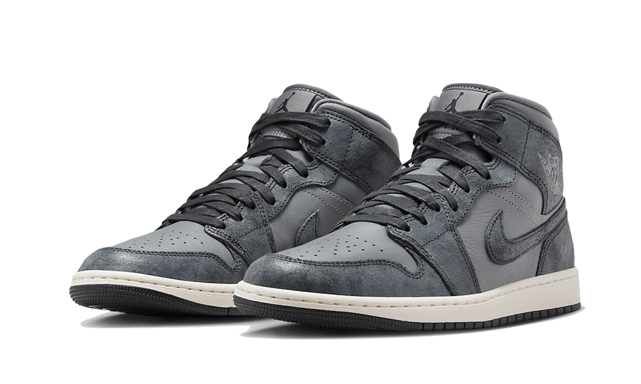 Air Jordan 1 Mid Distressed Smoke Grey