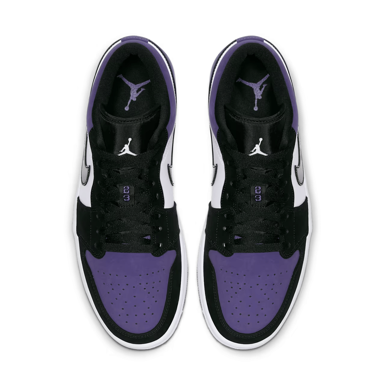 Air Jordan Jordan 1 Low Court Purple Black