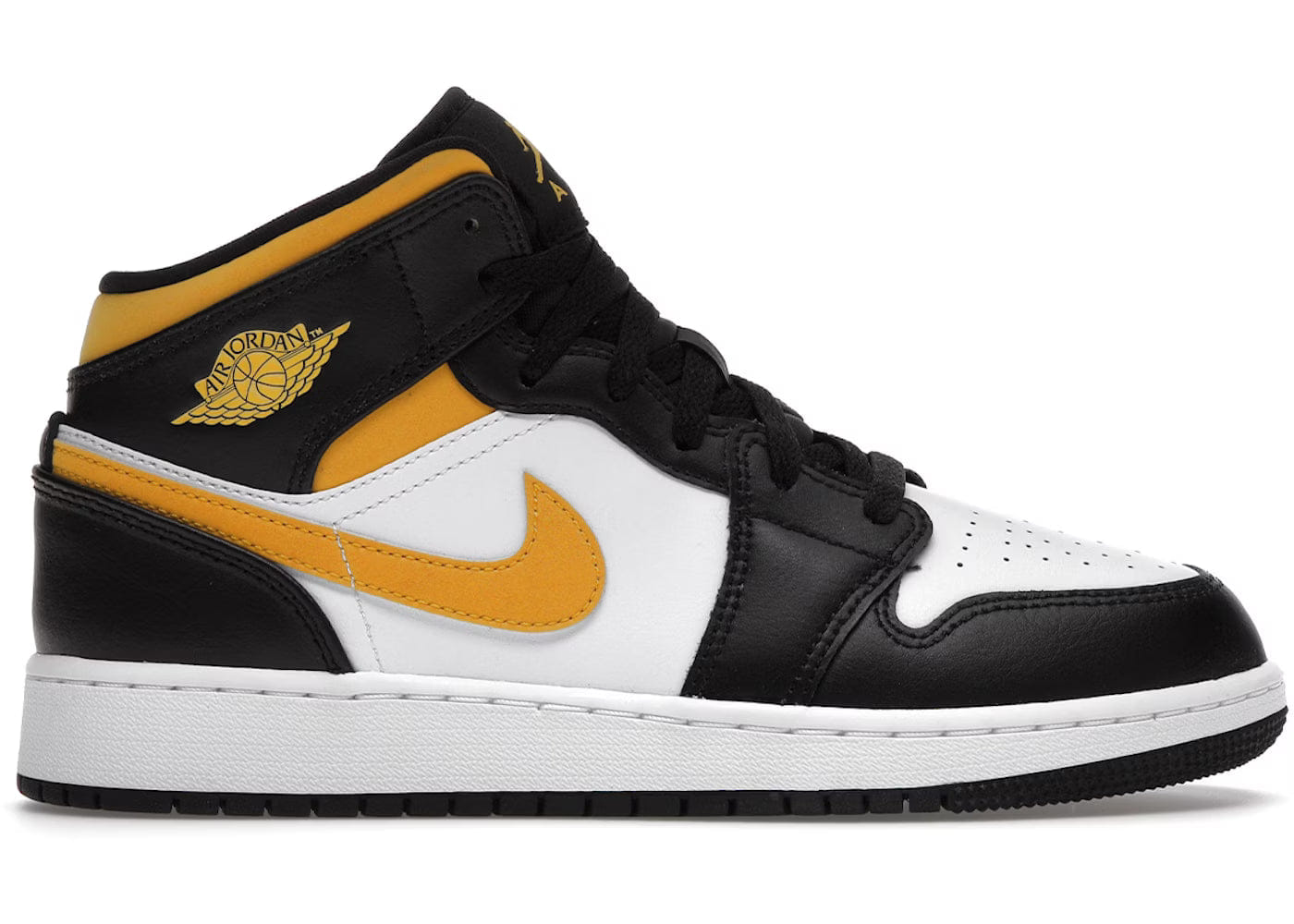 Air Jordan Jordan 1 Mid White Pollen Black