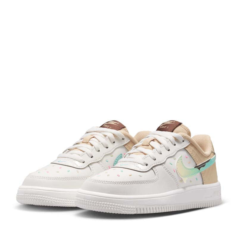 Nike Force 1 Low Ice Cream (PS) - Sail/Multi Color