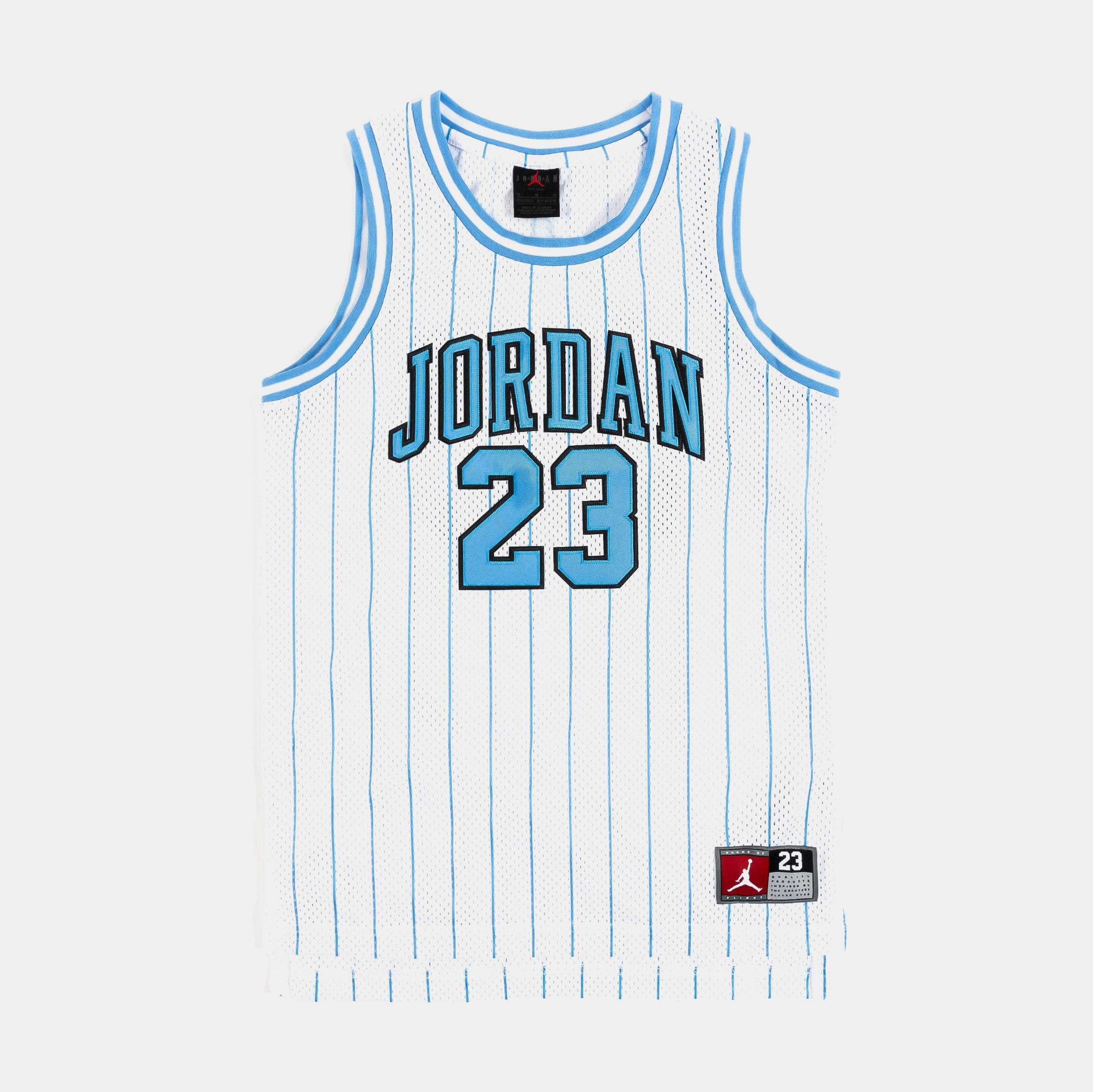 Air Jordan JDN 23 AOP Grade School Jersey (White/Blue)