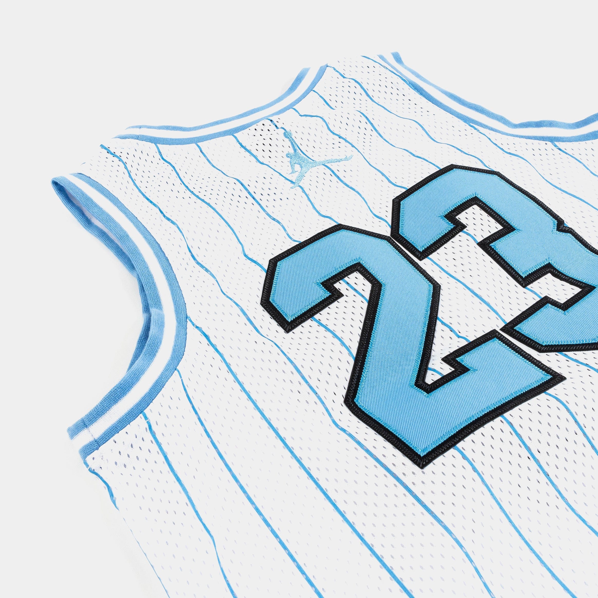 Air Jordan JDN 23 AOP Grade School Jersey (White/Blue)