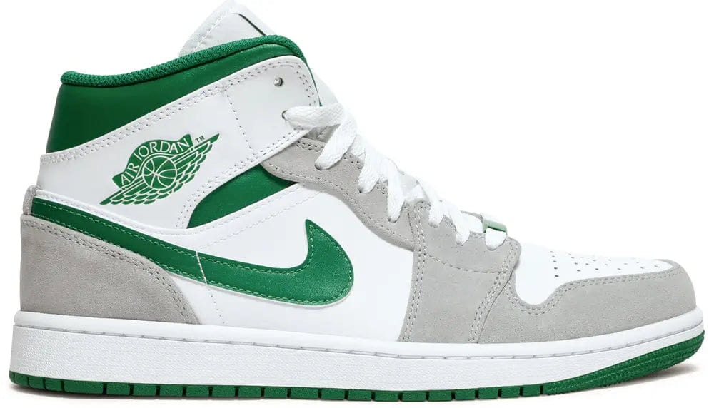 Air Jordan Jordan 1 Mid SE Grey Green Sneakers | Off Kicks
