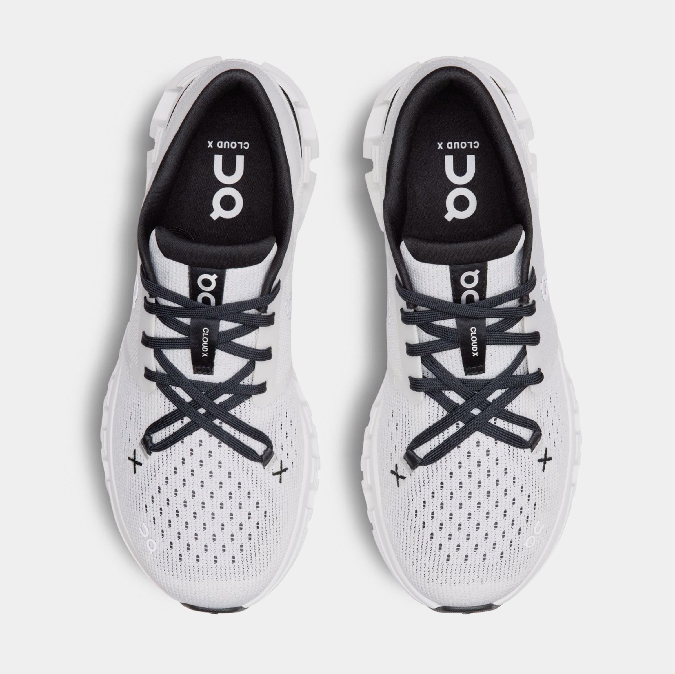 On Running Cloud x Womens Running Shoes (Ivory/Black)