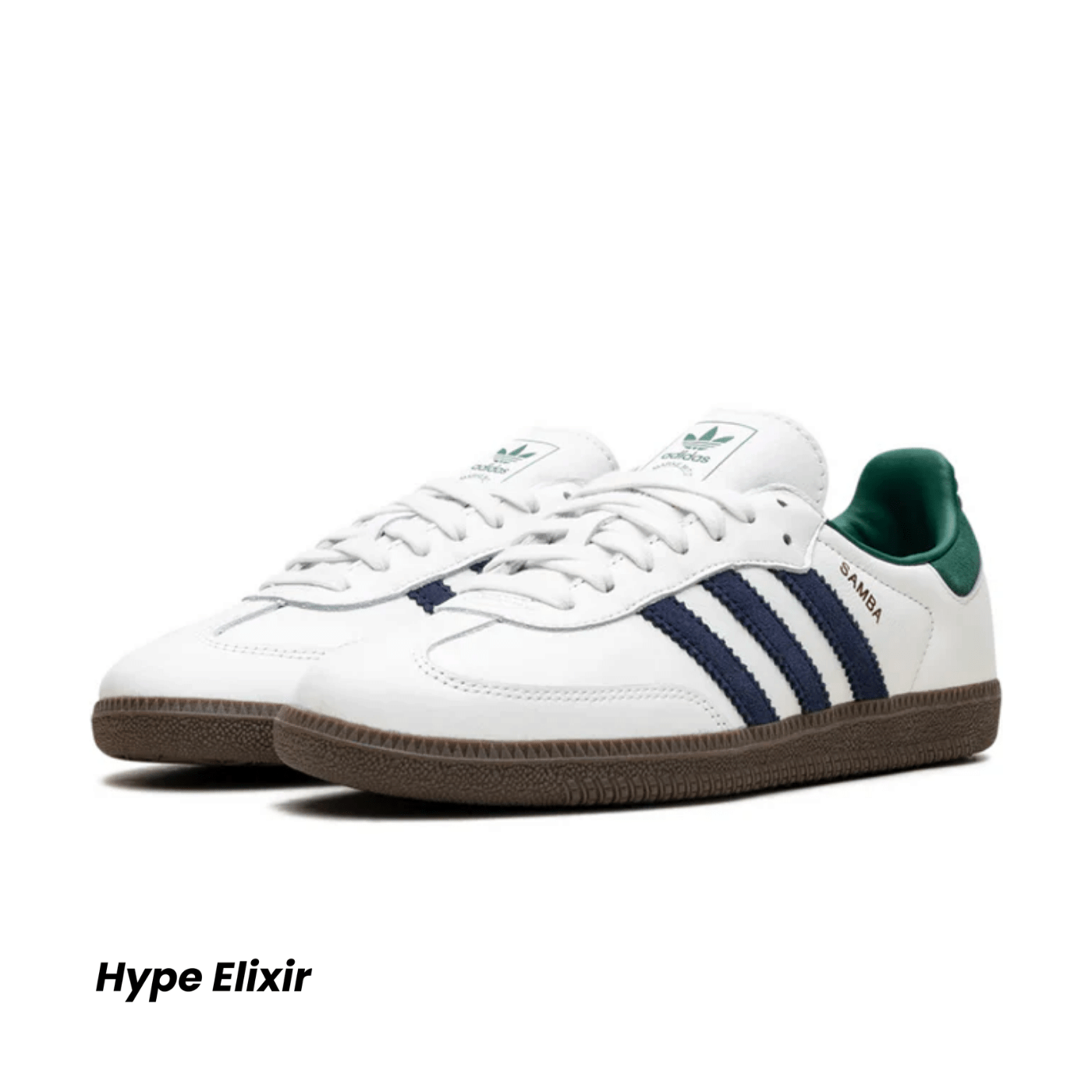 Adidas Samba OG Black White Collegiate Green (Instant ship)
