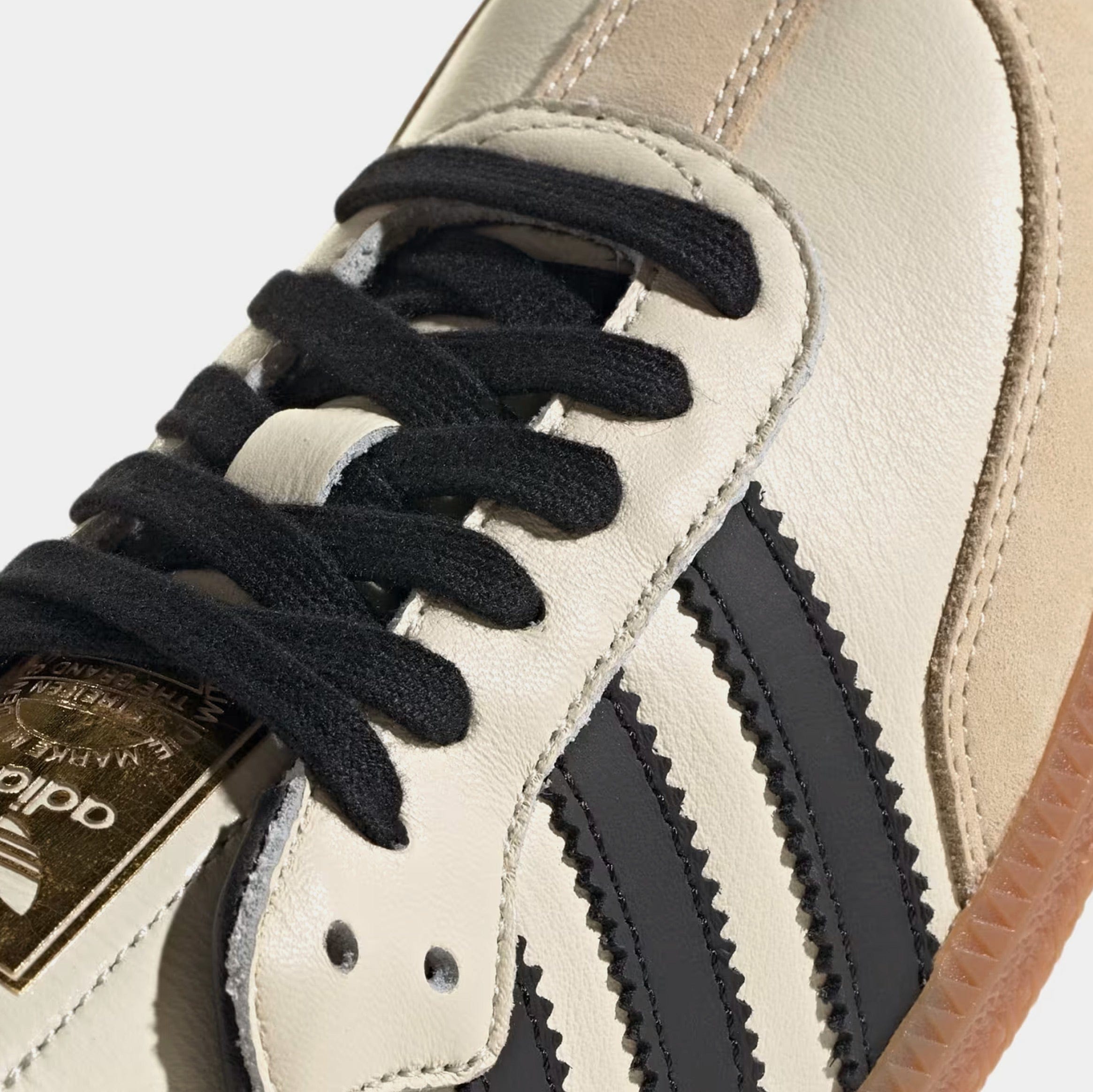 adidas Samba OG Womens Lifestyle Shoes (Cream White/Core Black/Sand)