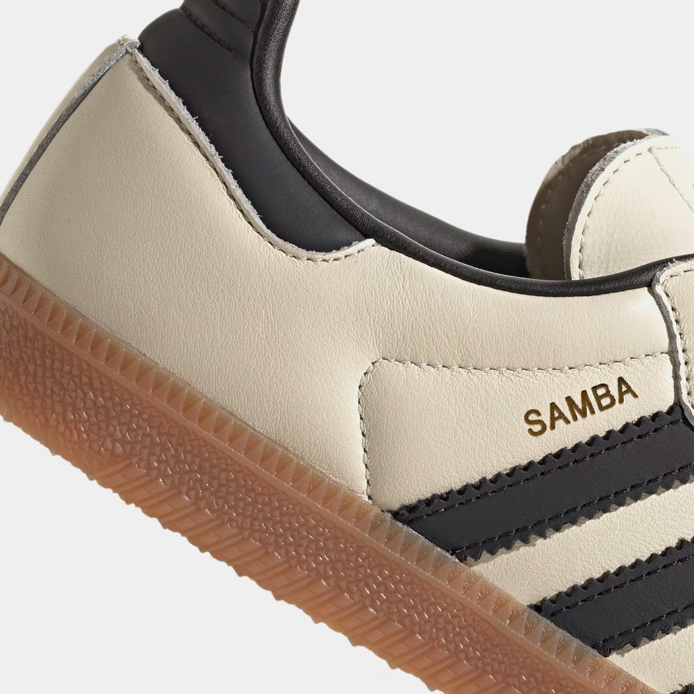adidas Samba OG Womens Lifestyle Shoes (Cream White/Core Black/Sand)