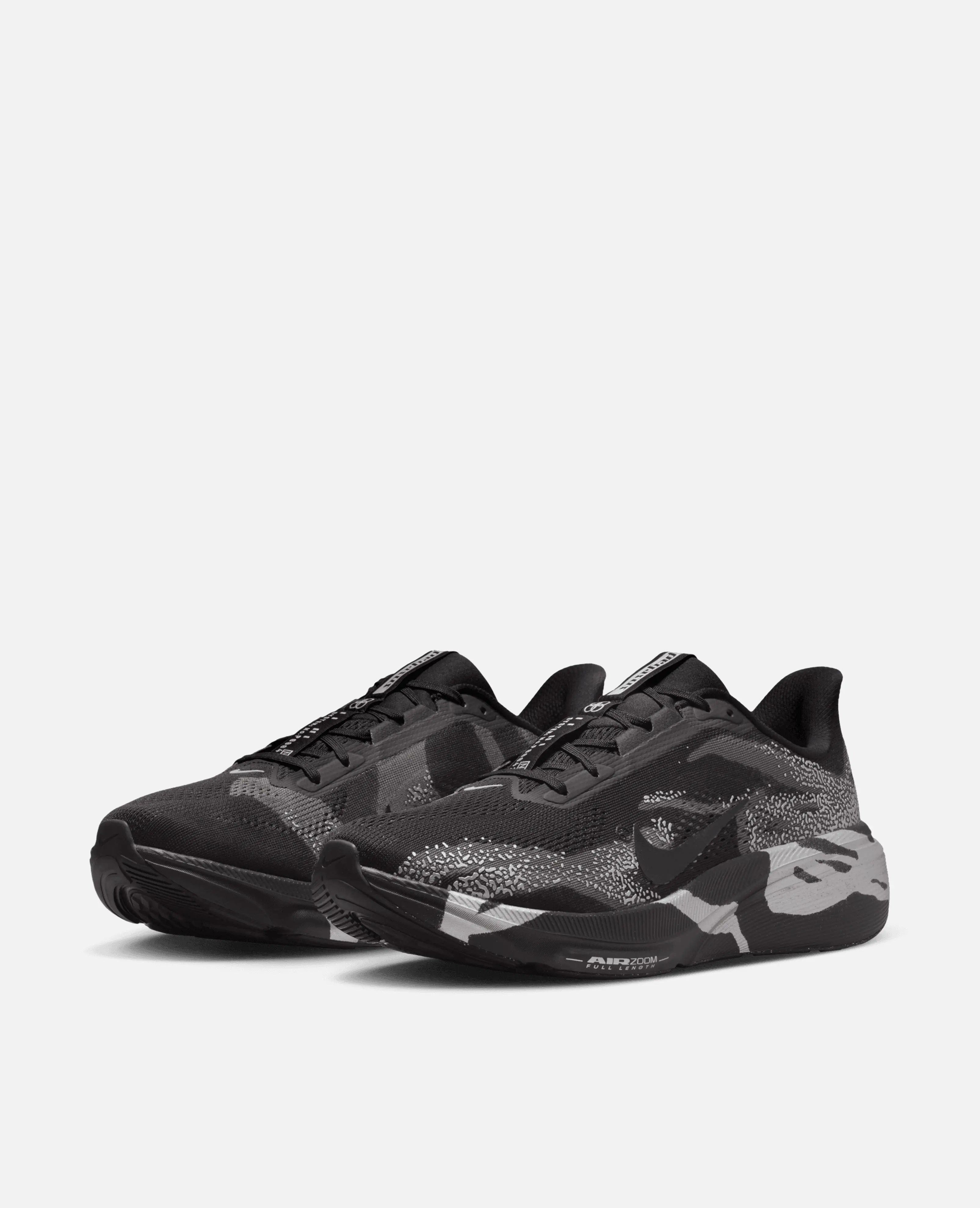 Nike Air Zoom Pegasus 42 Disrupt (Black/Black - Med Ash - Metallic Silver)